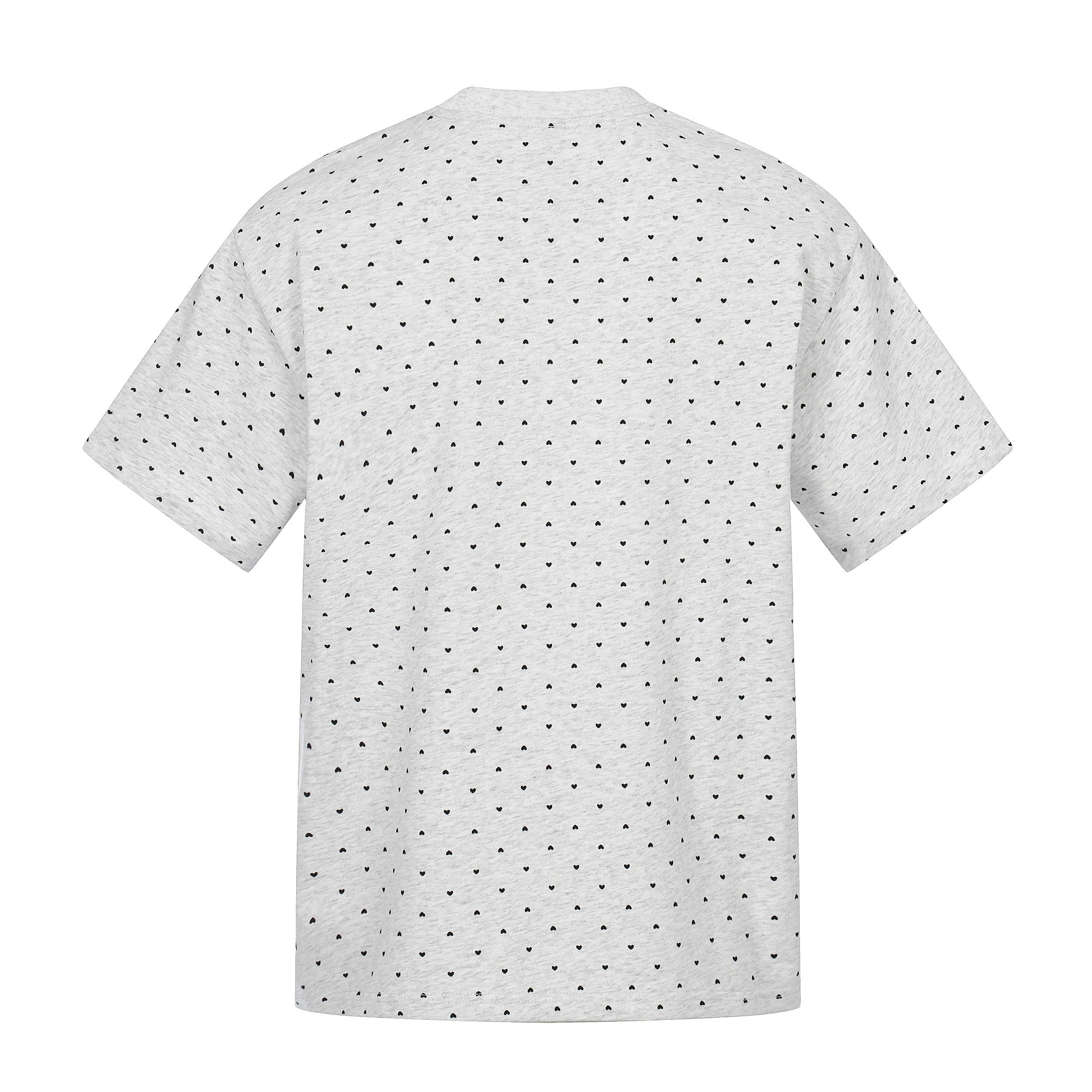 Allover Micro-Print Script Graphic Tee | Relaxed Streetwear