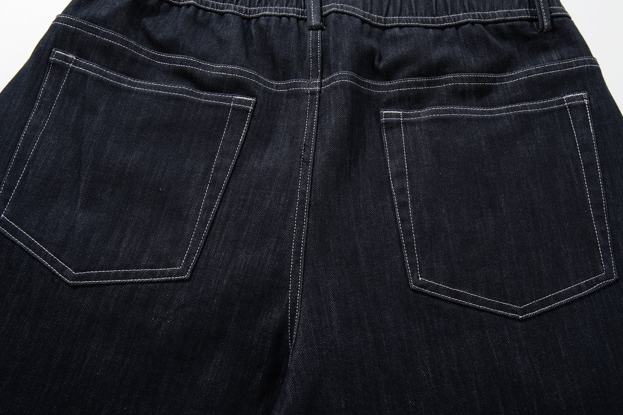 Omirad Hybrid Panel Wide-Leg Jeans | Denim & Jersey