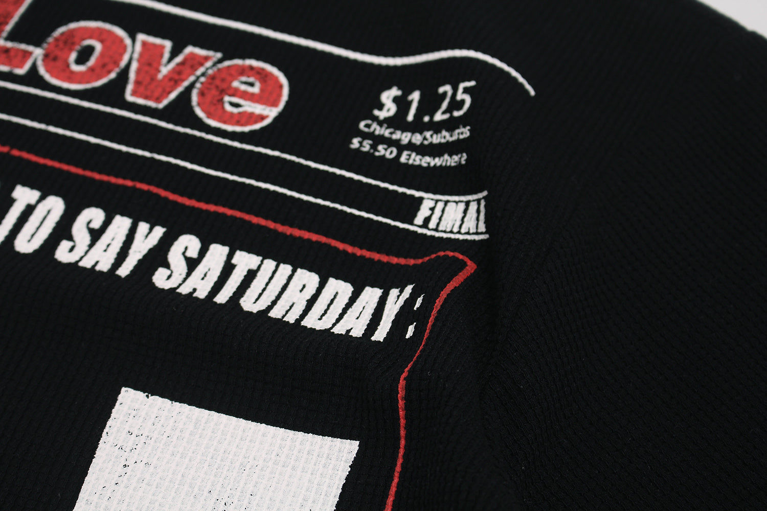 Omirad Hate Is Love Newspaper Graphic T-Shirt | Streetwear