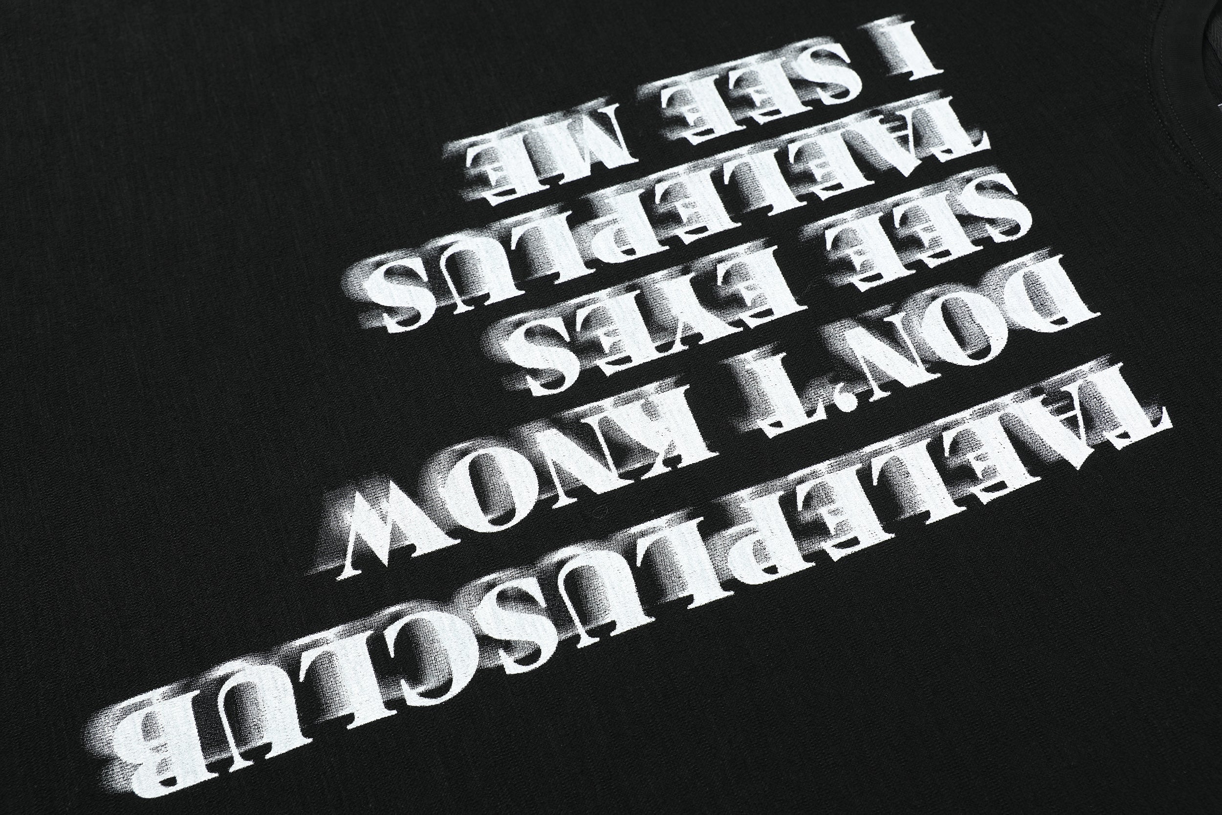 Vertical Shadow Graphic Long Sleeve Tee | Streetwear