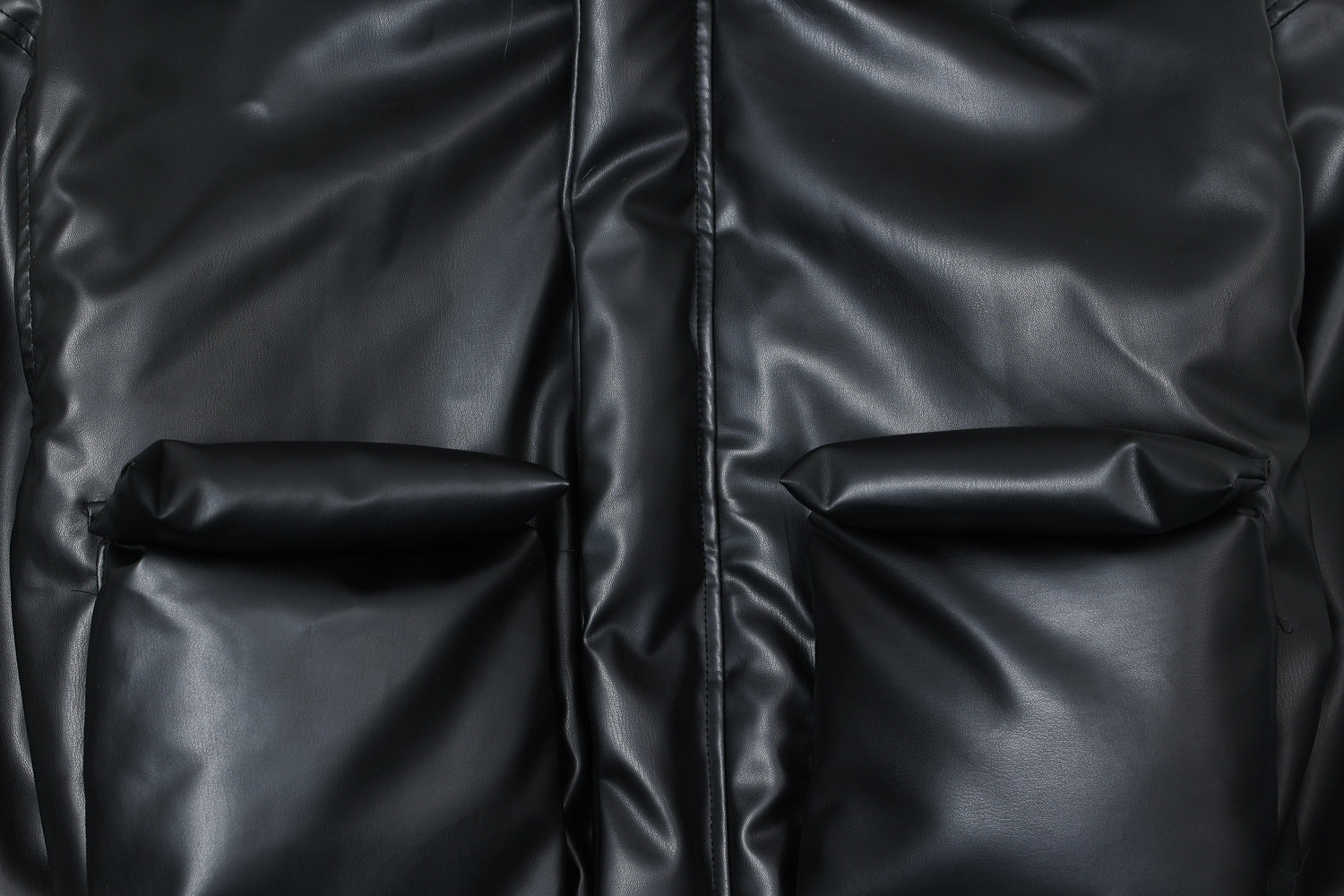 Faux Fur Hood PU Puffer Jacket | High-Gloss Street-Luxury