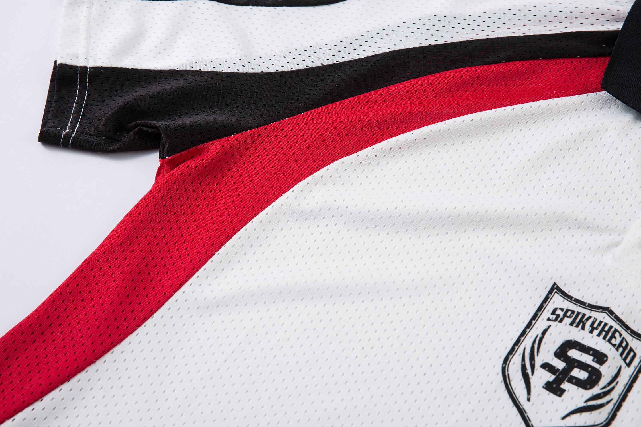 Spikyhead Colorblock Mesh Polo Shirt | Streetwear Jersey