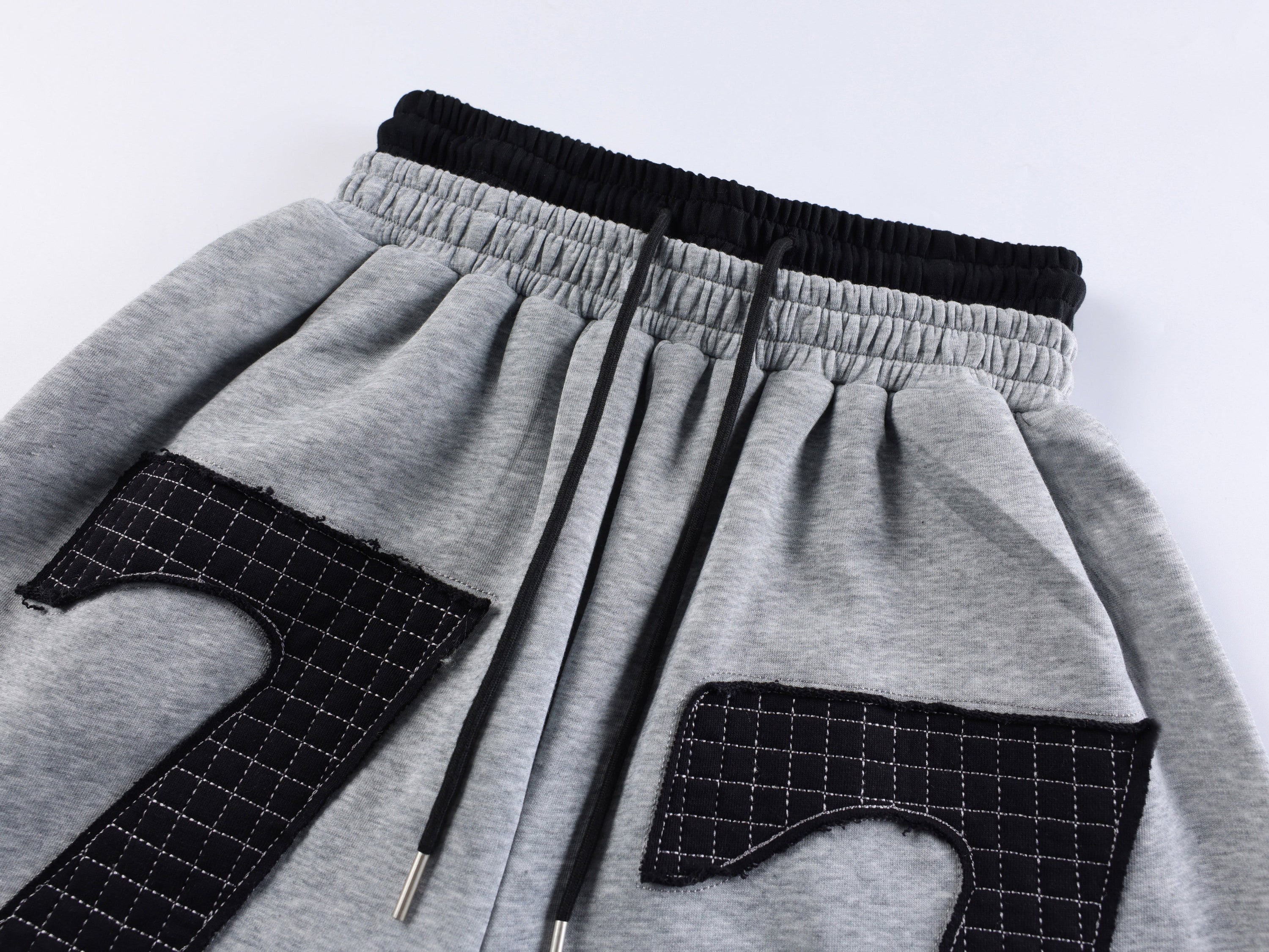 Omirad 77 Patchwork Wide-Leg Sweatpants | Streetwear