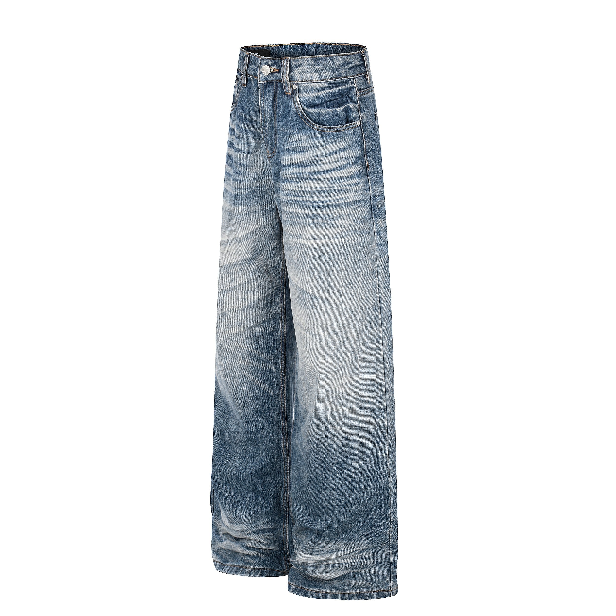Omirad Vintage Fade Baggy Jeans | Wide Leg Y2K Denim