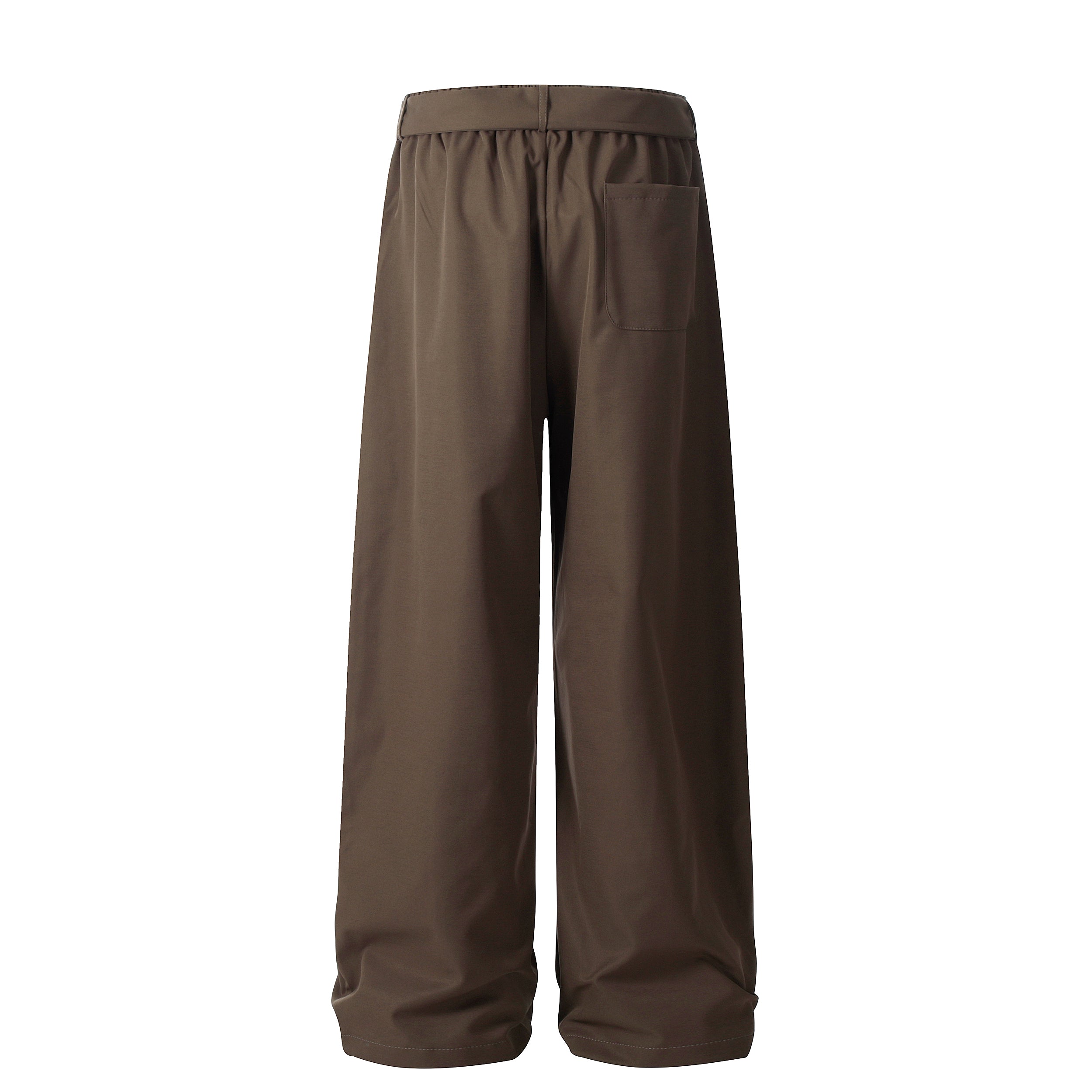 Omirad Asymmetric Wrap-Belt Wide-Leg Pants | SEAKOFF