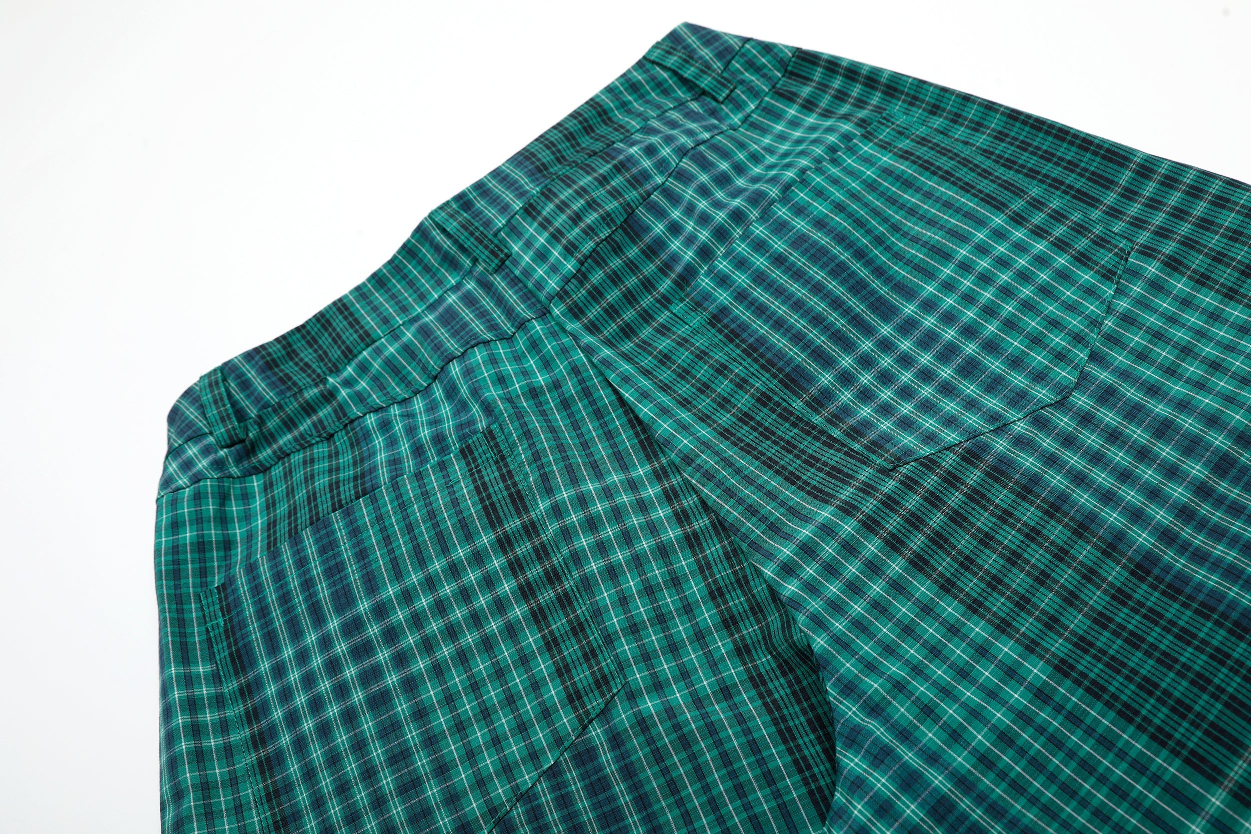 Omirad Plaid Wide-Leg Shorts | Streetwear Checkered Shorts