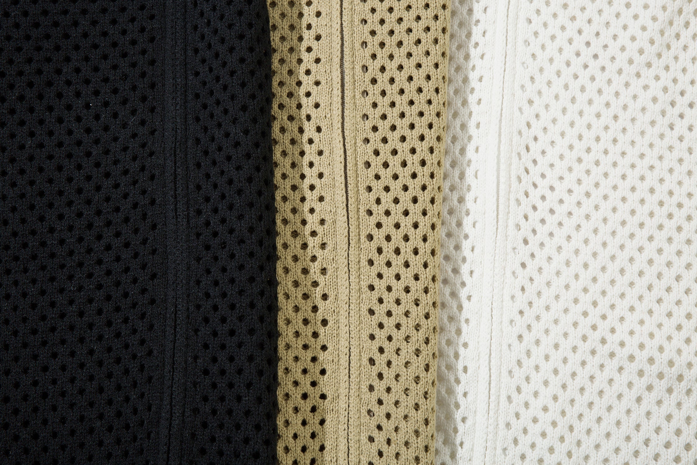 Omirad Striped Mesh Zip-Up Jacket | Sporty Open-Knit Layer