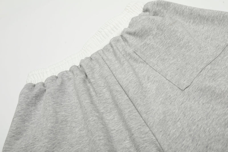 Heart & Daisy Chenille Patch Wide-Leg Track Pants
