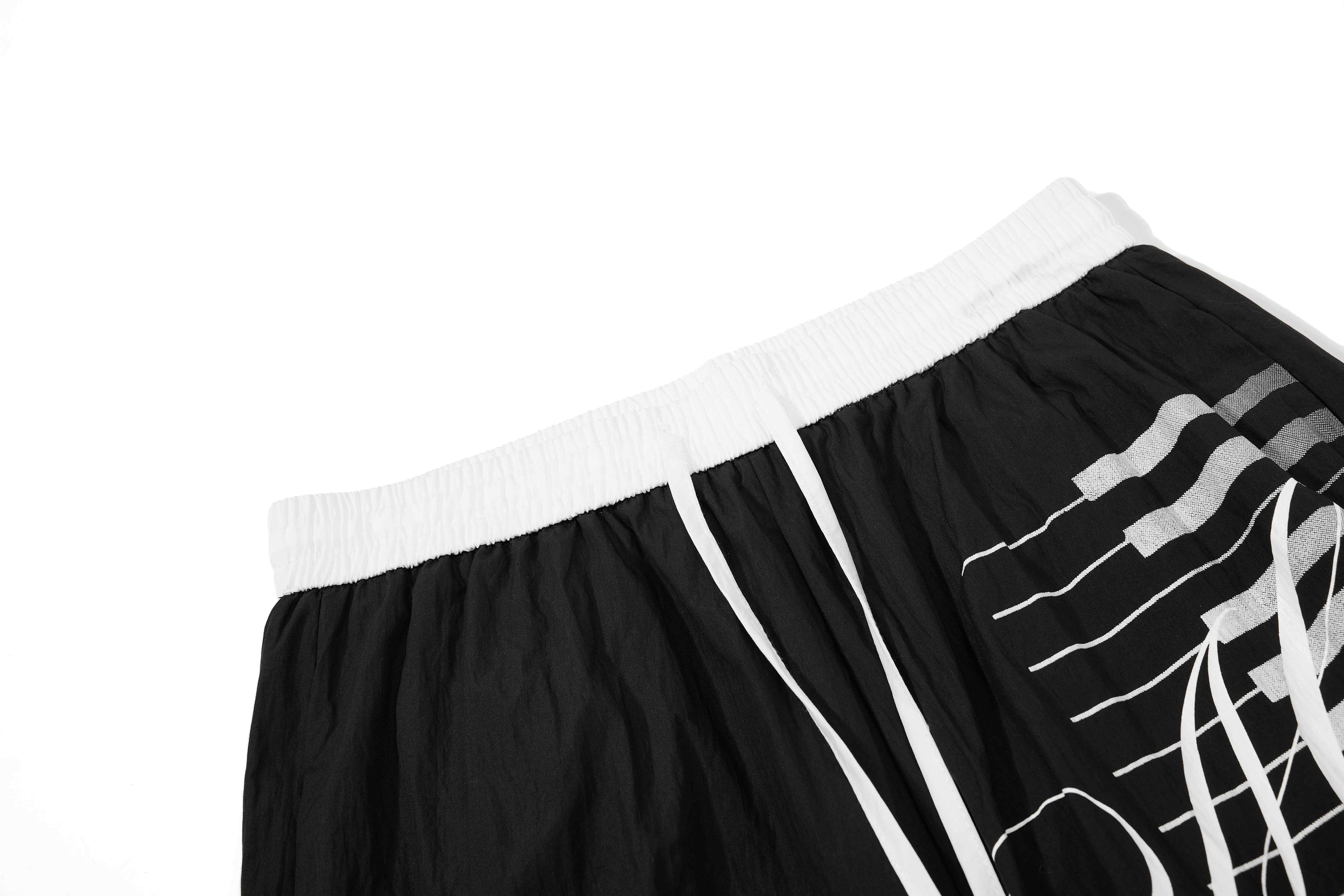 Omirad Piano Keys Balloon Pants | Wide Leg Streetwear Trousers