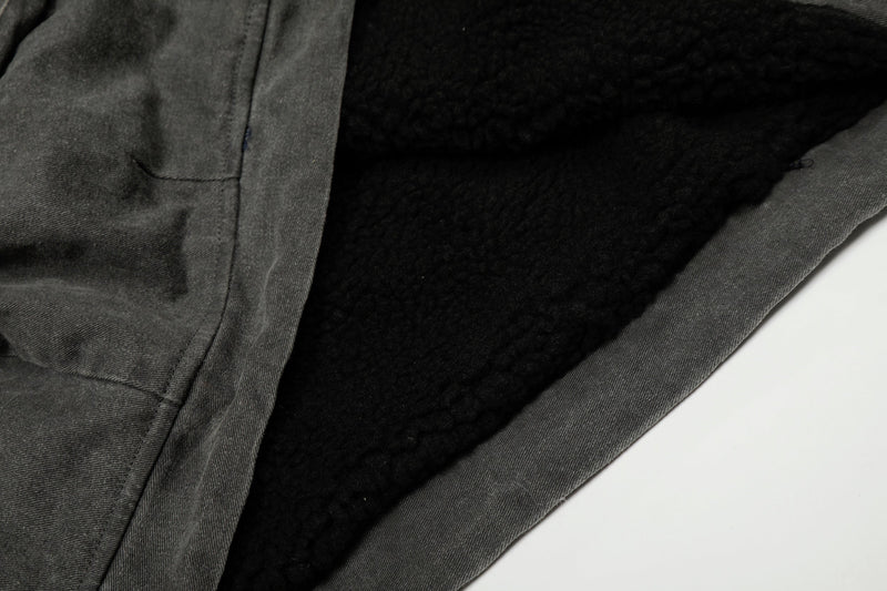 Washed Utility Hooded Jacket | Vintage Military Style