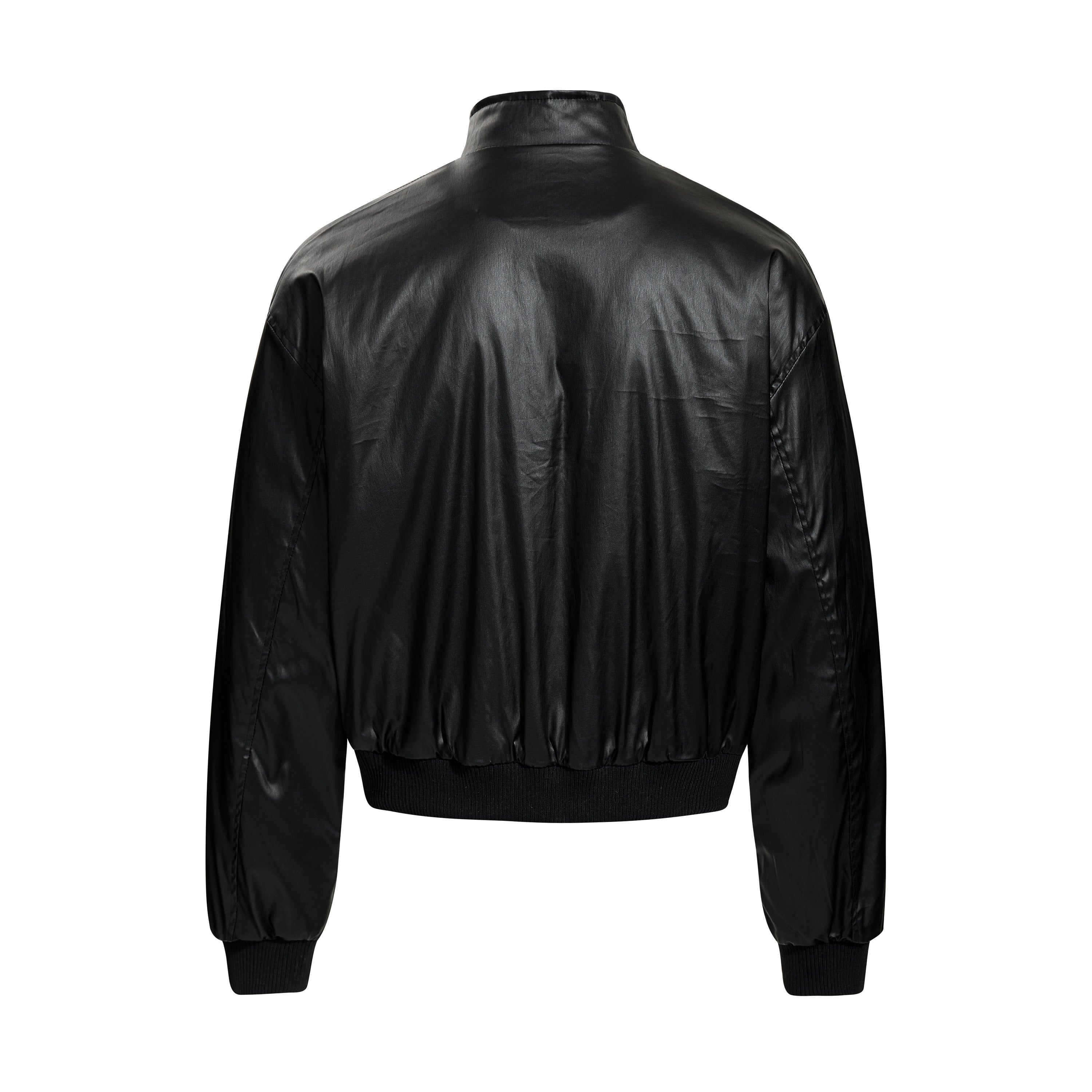 Omirad Dual-Zip PU Bomber Jacket | Moto Street Style