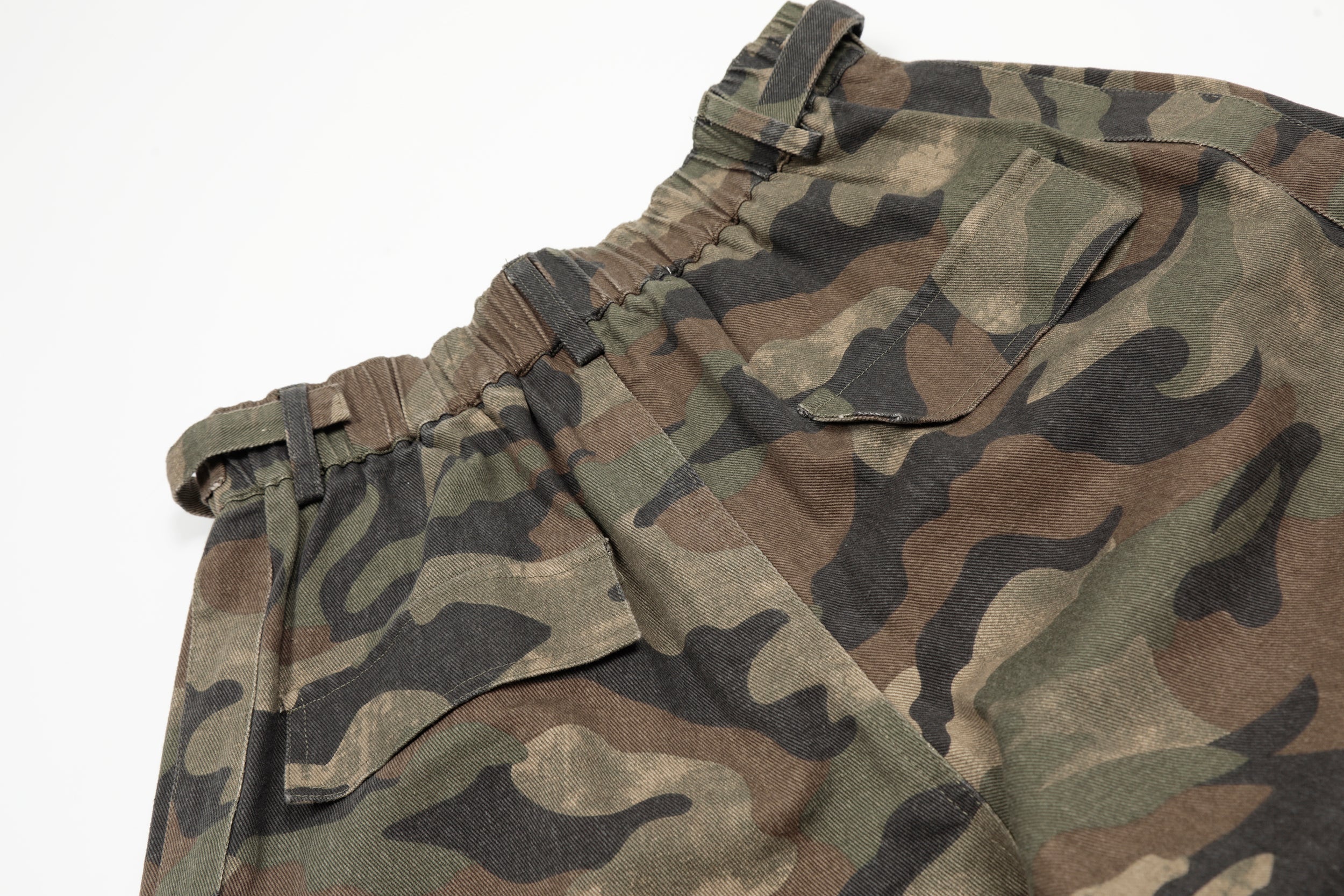 Men's Camo Cargo Shorts | Elastic Waist Utility Shorts