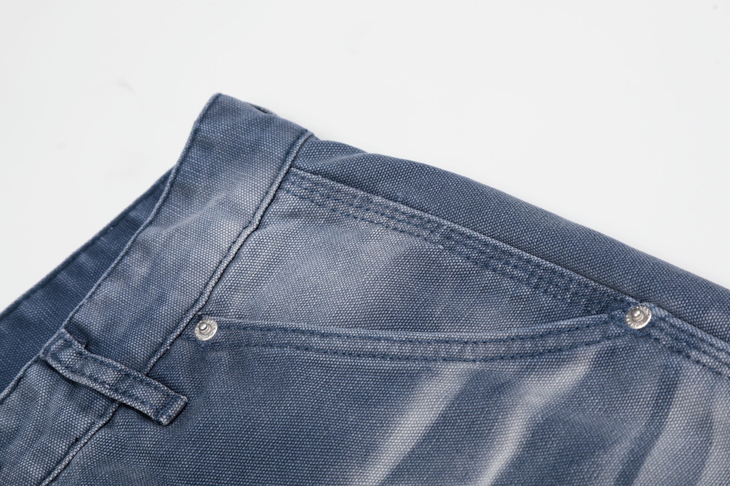 Washed Wrinkle Effect Wide-Leg Denim Jeans | Omirad