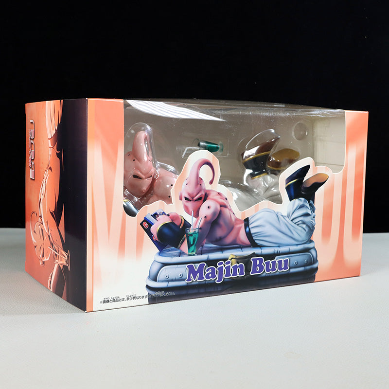 Majin Buu Laying Down Dragon Ball Z Figure – 26x15cm, 0.7kg Collectible