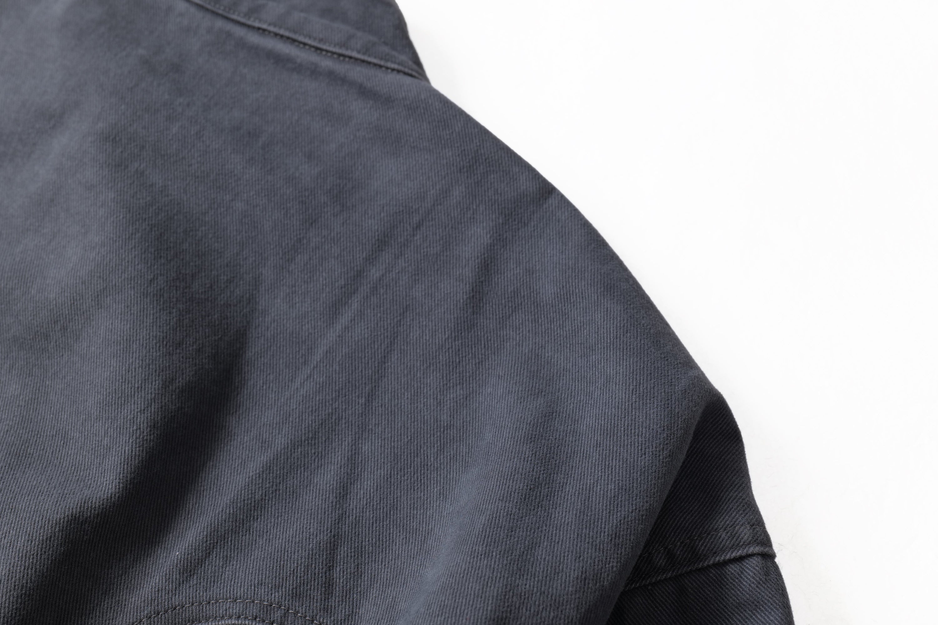 Washed Curved-Panel Bomber Jacket | Relaxed Fit Cotton