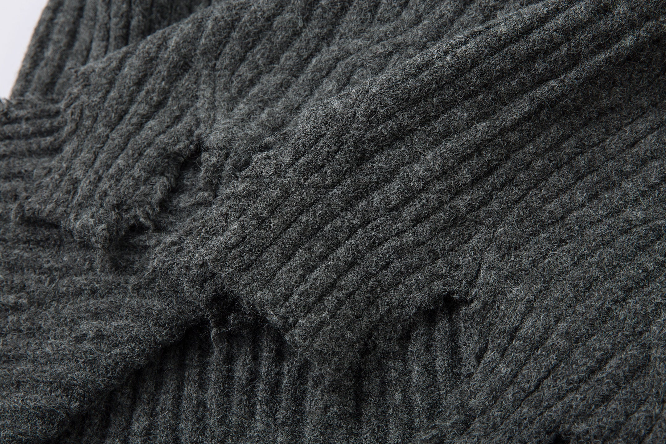 Distressed Ribbed Henley Knit Sweater | Grunge Streetwear