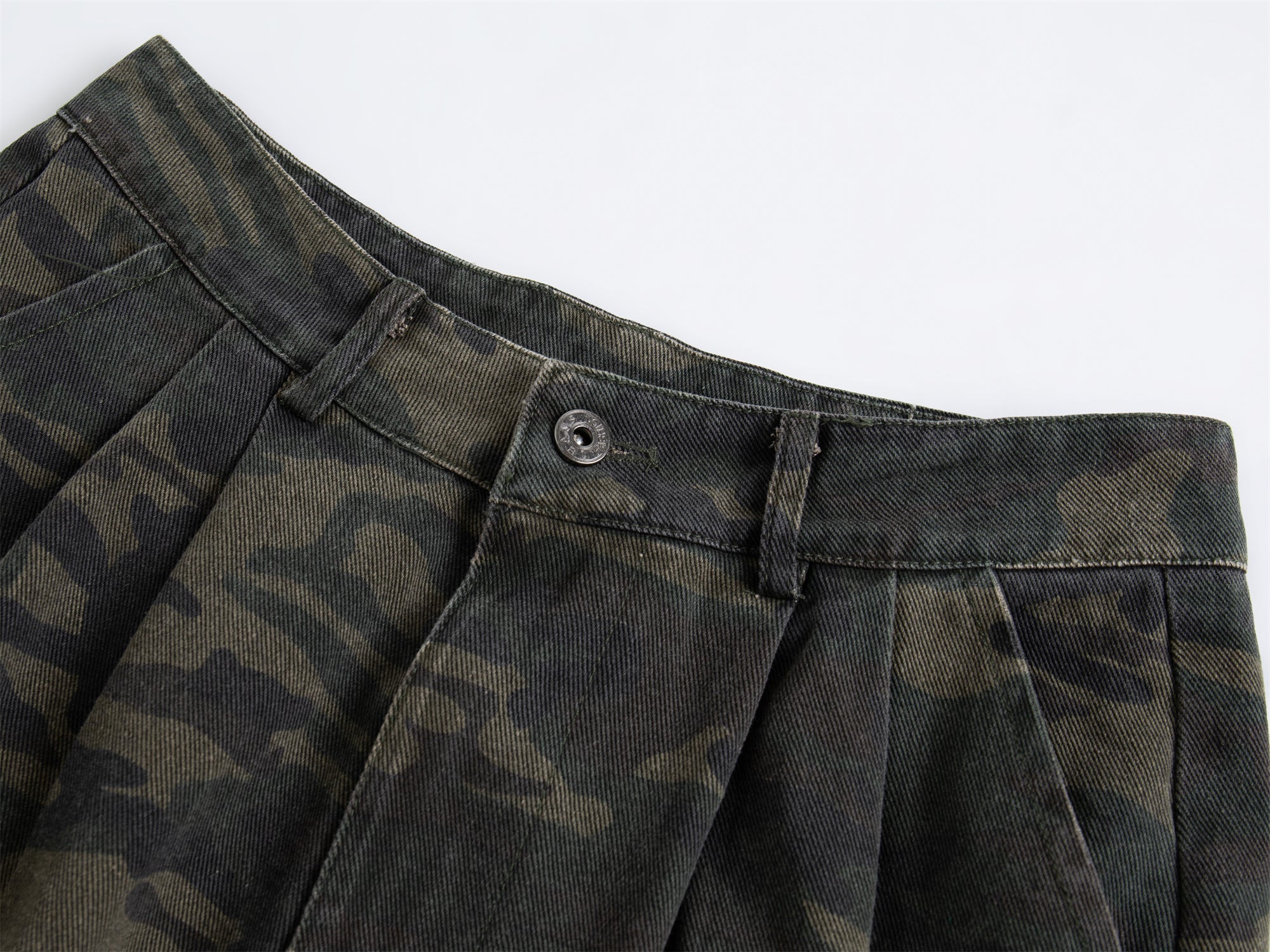 Snakeskin Camo Cargo Pants | Wide-Leg Streetwear