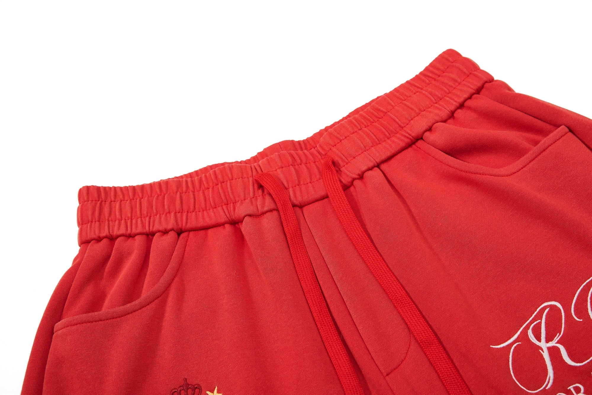 Crest Embroidery Balloon Sweatpants | Oversized Streetwear