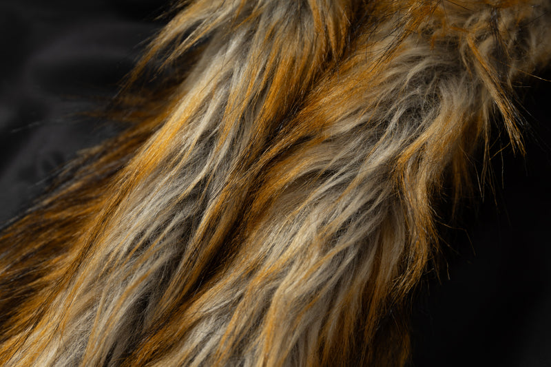 Omirad Faux-Fur Lined Bomber Jacket | Black Winter Coat