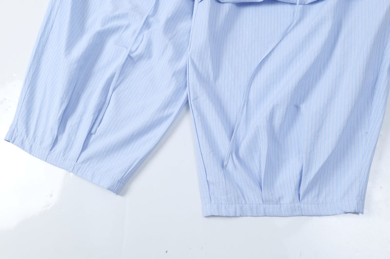 Fairfocus Layered Pleated Wide-Leg Pants | Streetwear
