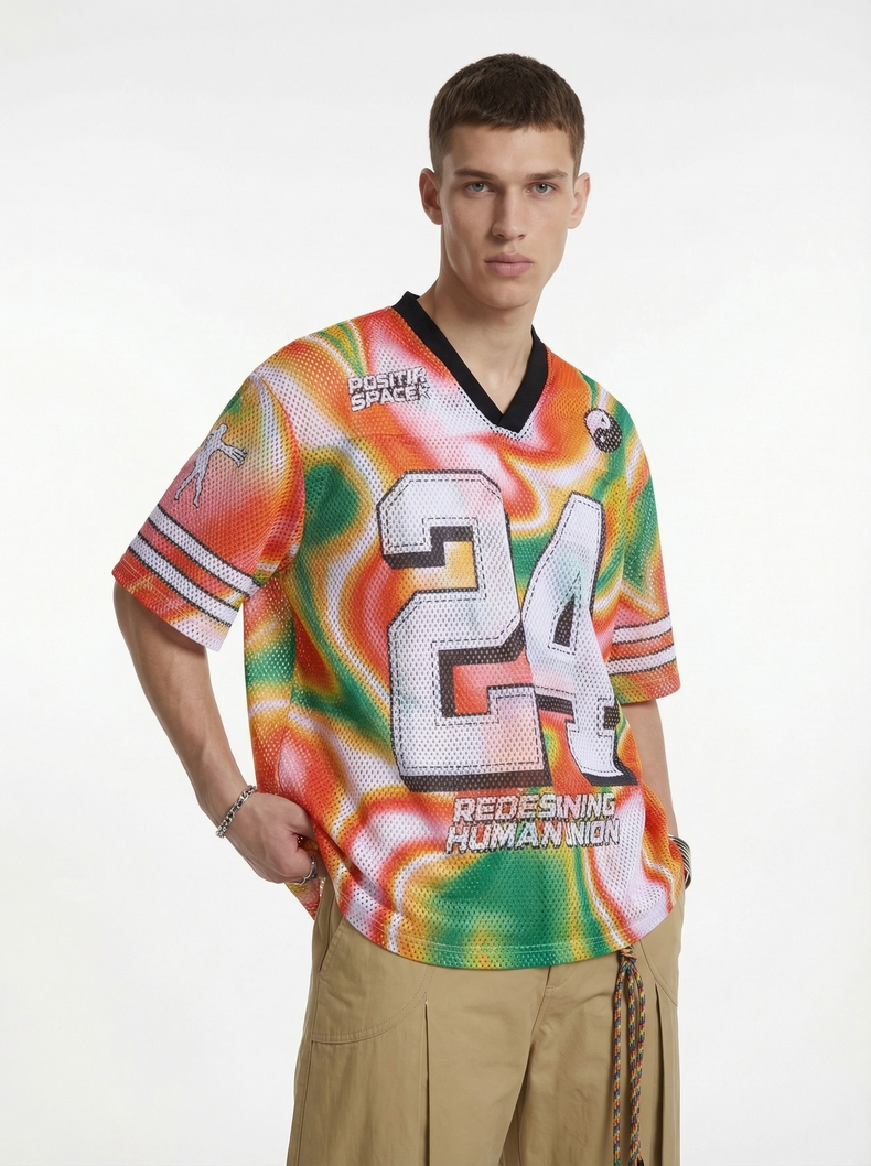 Omirad Eternity 24 Liquid Gradient Mesh Jersey T-Shirt