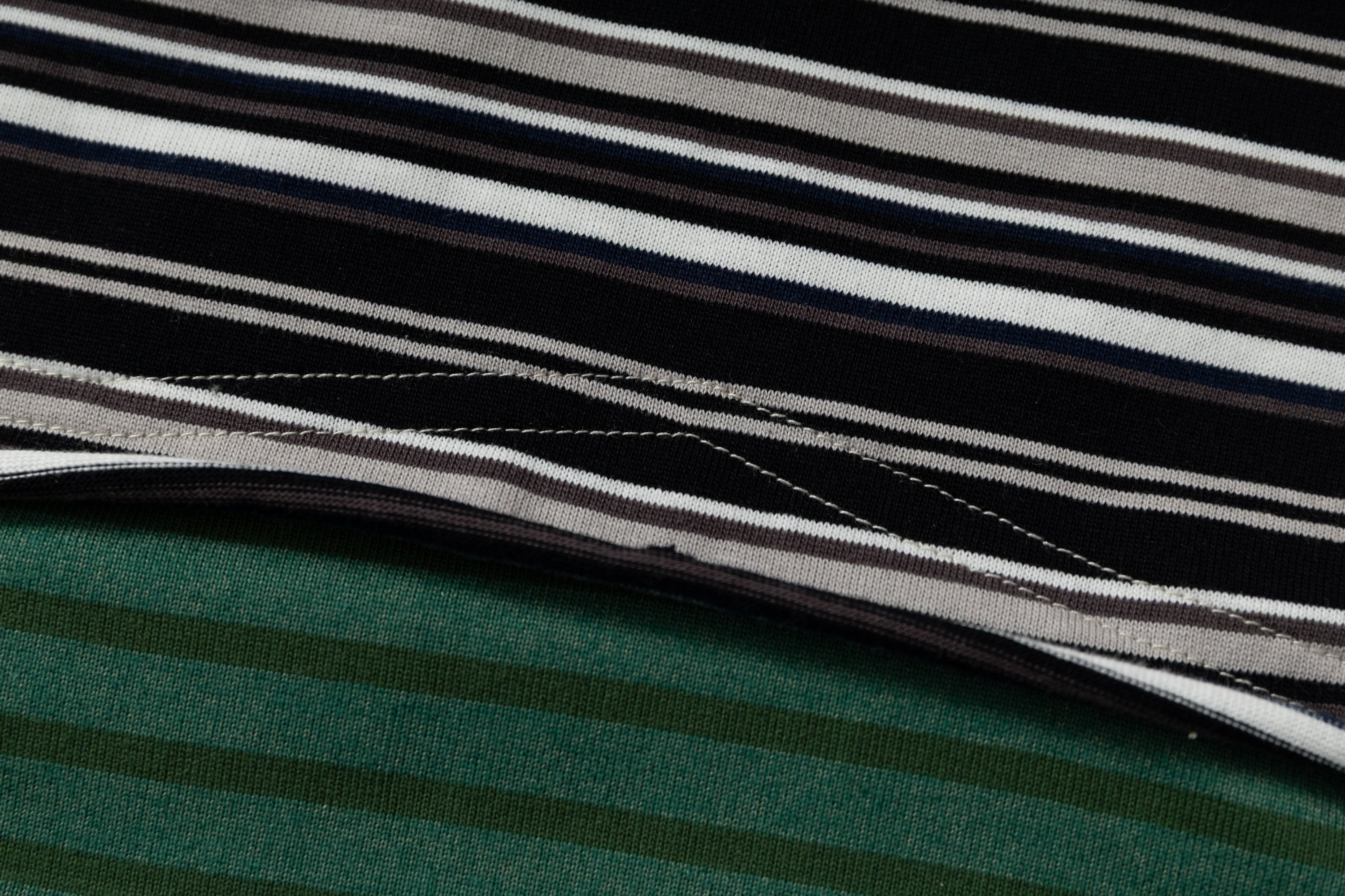 Color-Block Striped Long Sleeve Tee | Streetwear Cotton Top