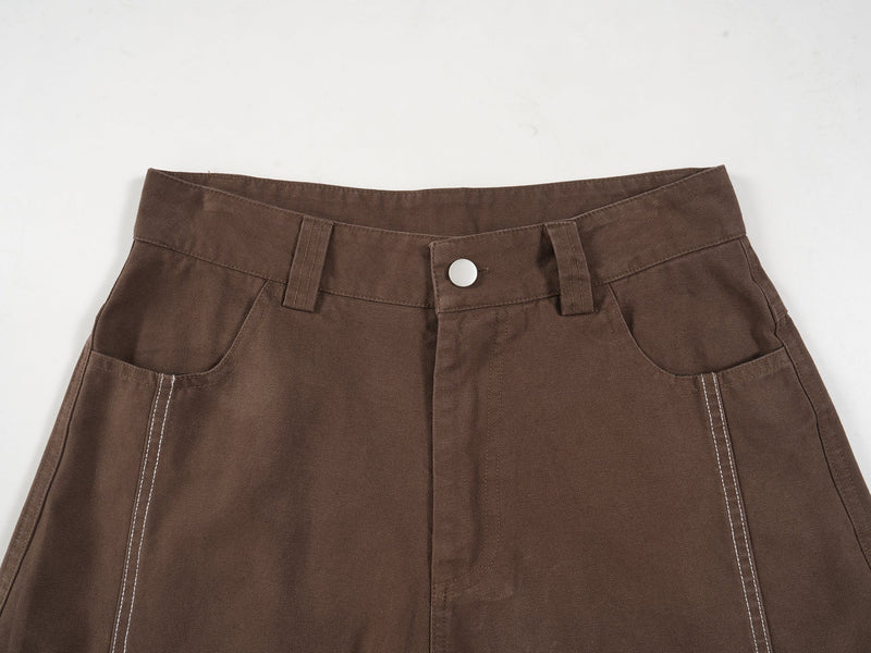 Wide-Leg Jeans with Rhinestone Star Back Pockets | SEAKOFF