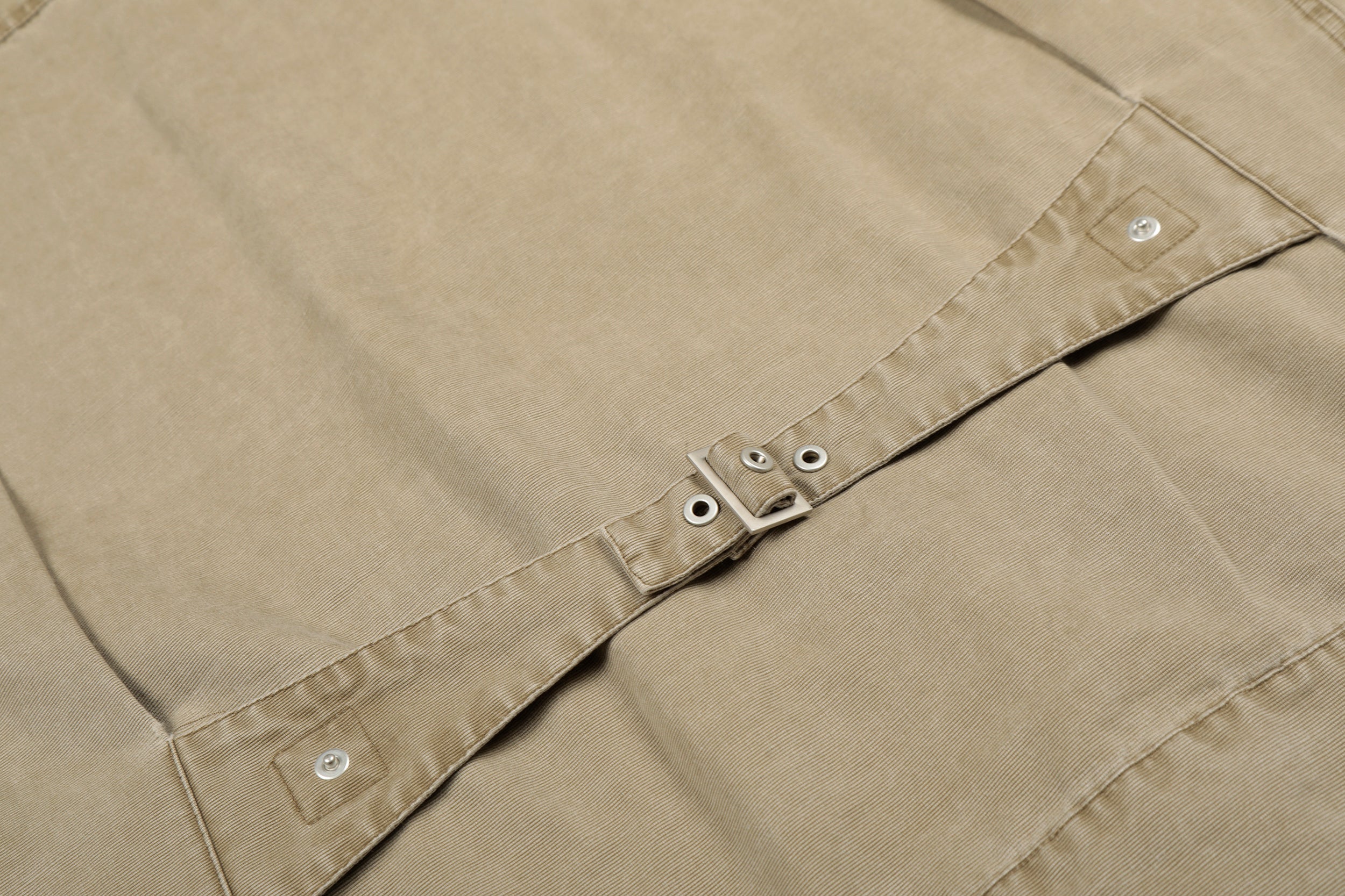 Omirad Washed Denim Jacket | Metal Clasp Streetwear Jacket