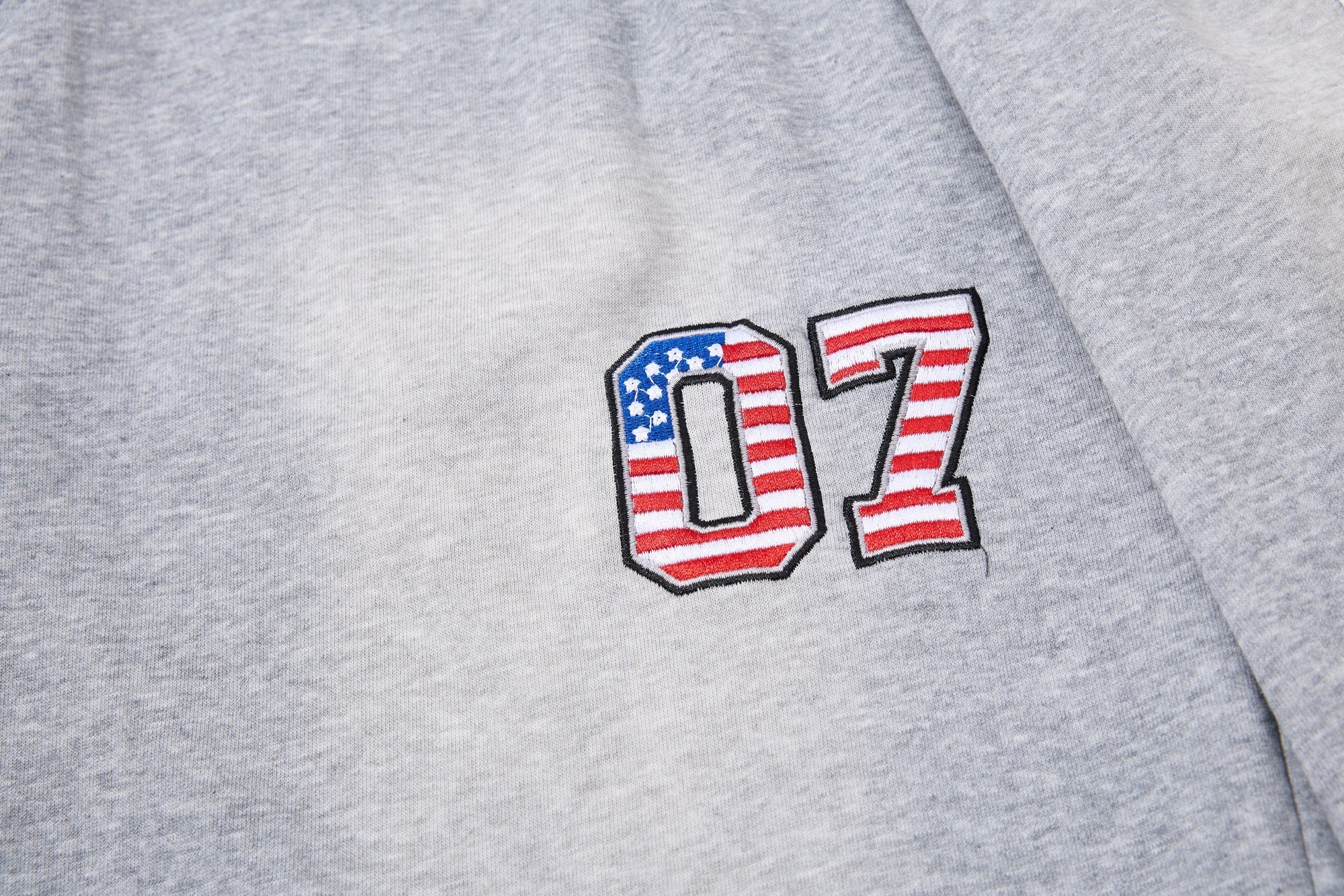 Double-Waist Varsity Athletic Shorts | Retro Streetwear