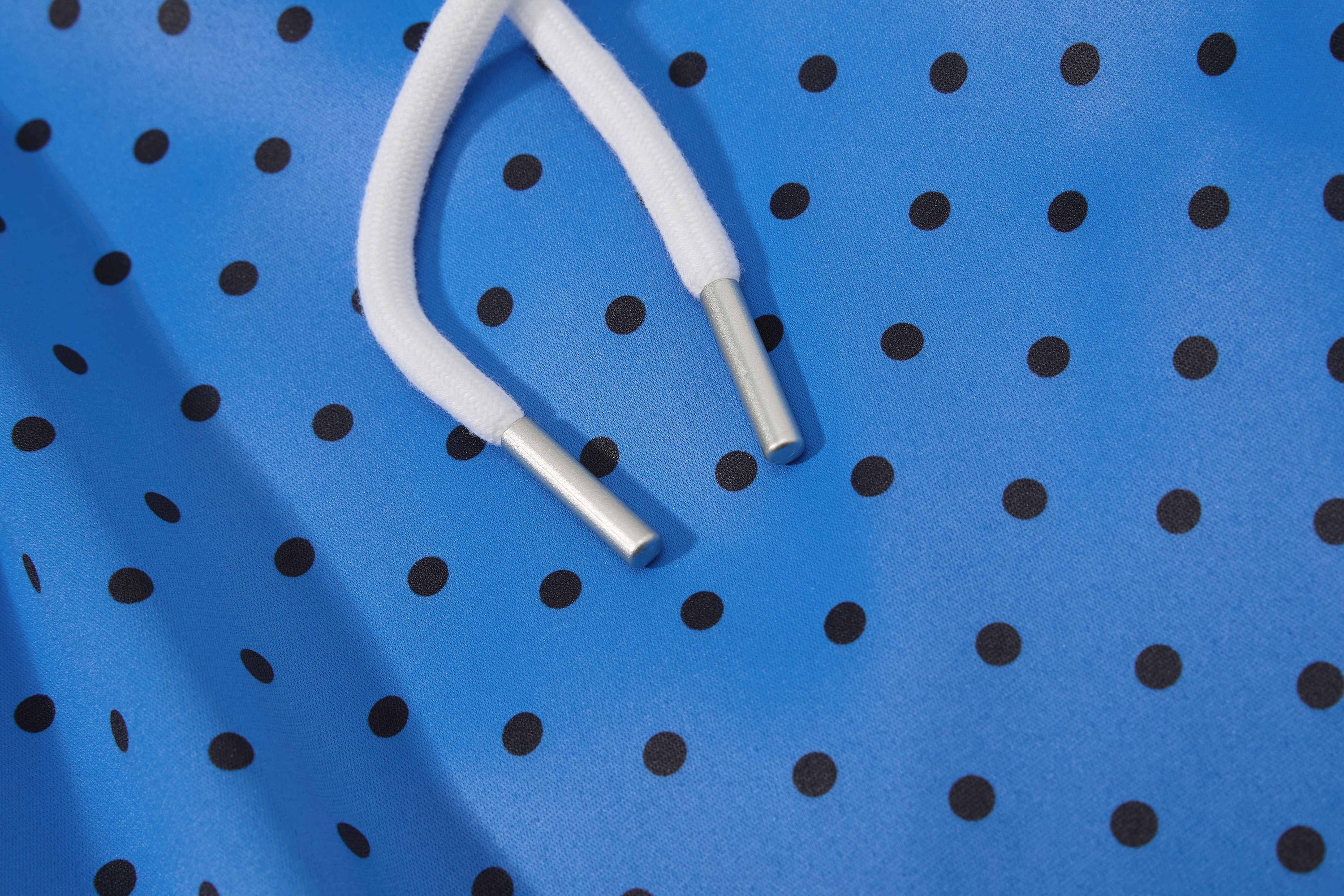 Polka Dot Wide-Leg Track Pants with Side Stripes | SEAKOFF