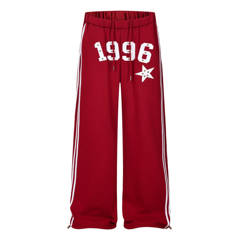 Omirad 1996 Varsity Track Pants | Retro Wide-Leg Streetwear
