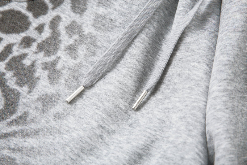 Omirad Leopard Gradient Sweatpants | Grey & Pink Graffiti
