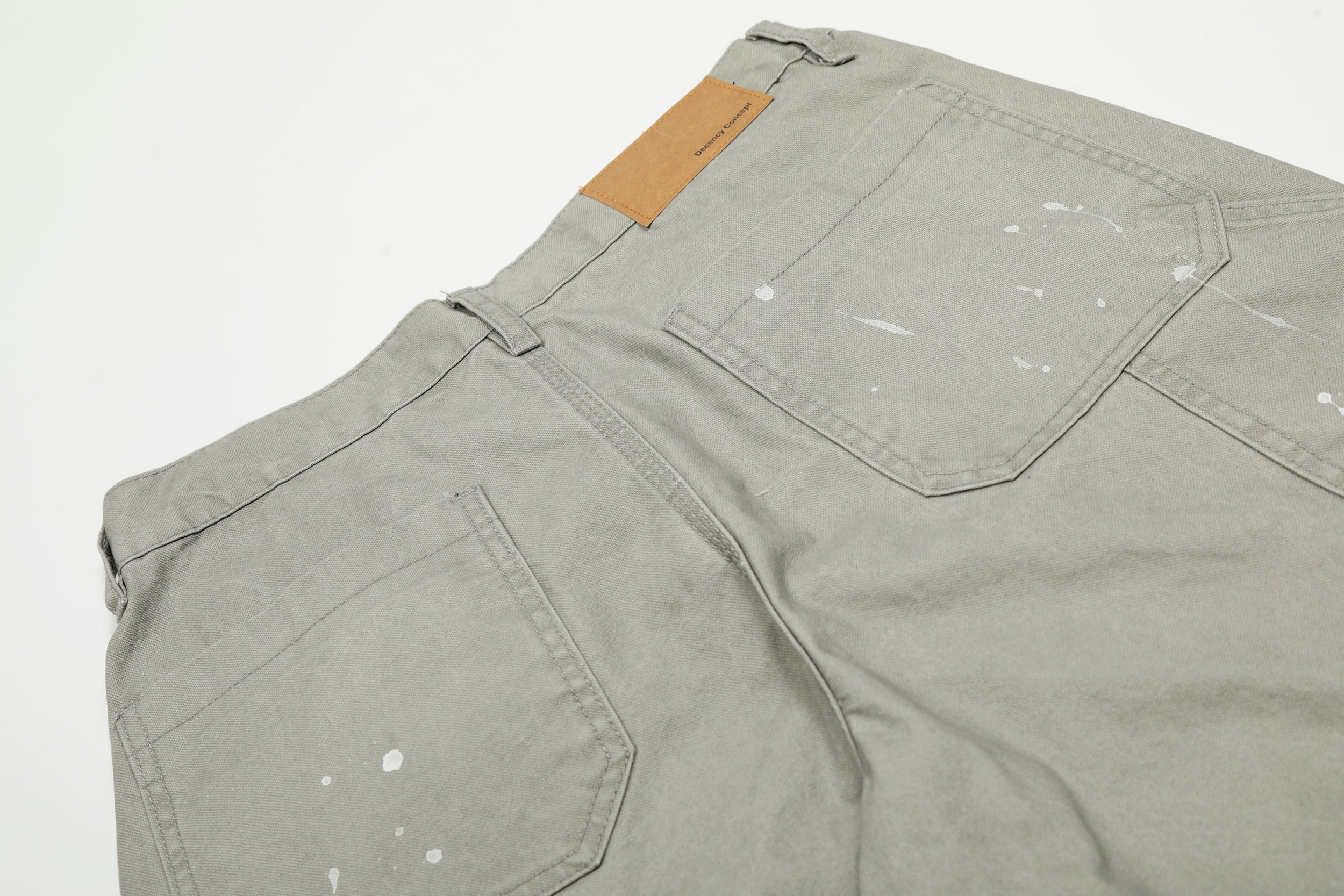 Paint-Splatter Carpenter Pants | Heavyweight Cotton Workwear