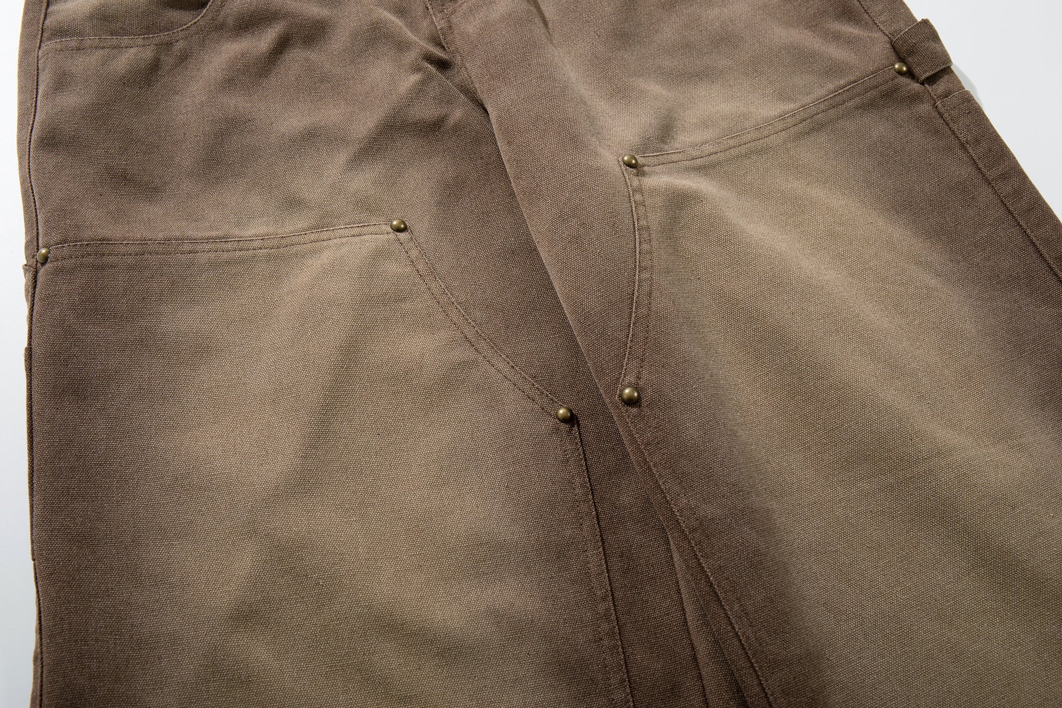 Omirad Vintage Utility Wide-Leg Carpenter Pants | 100% Cotton