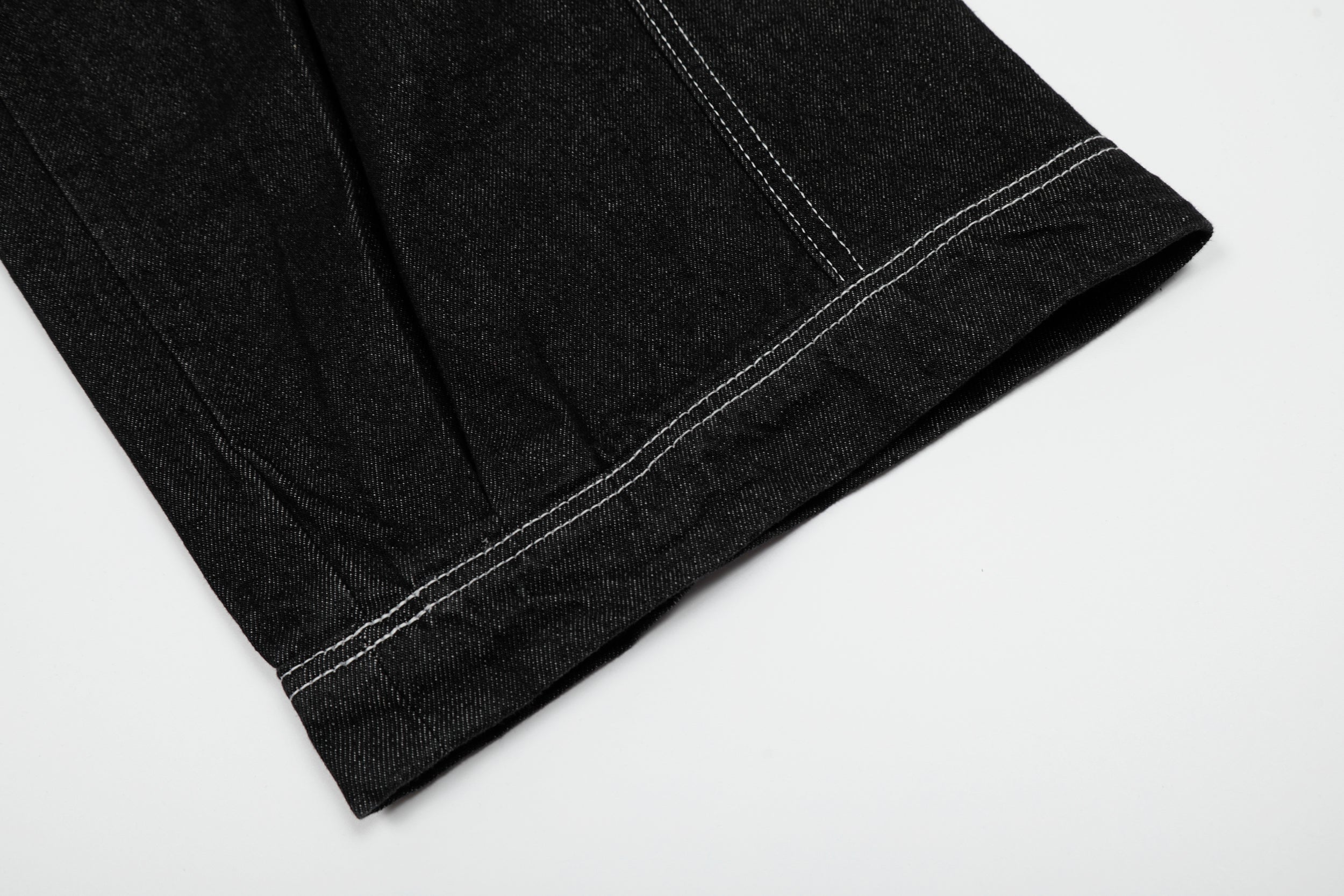 Omirad Contrast-Stitch Wide-Leg Jeans | Bold Denim Silhouette