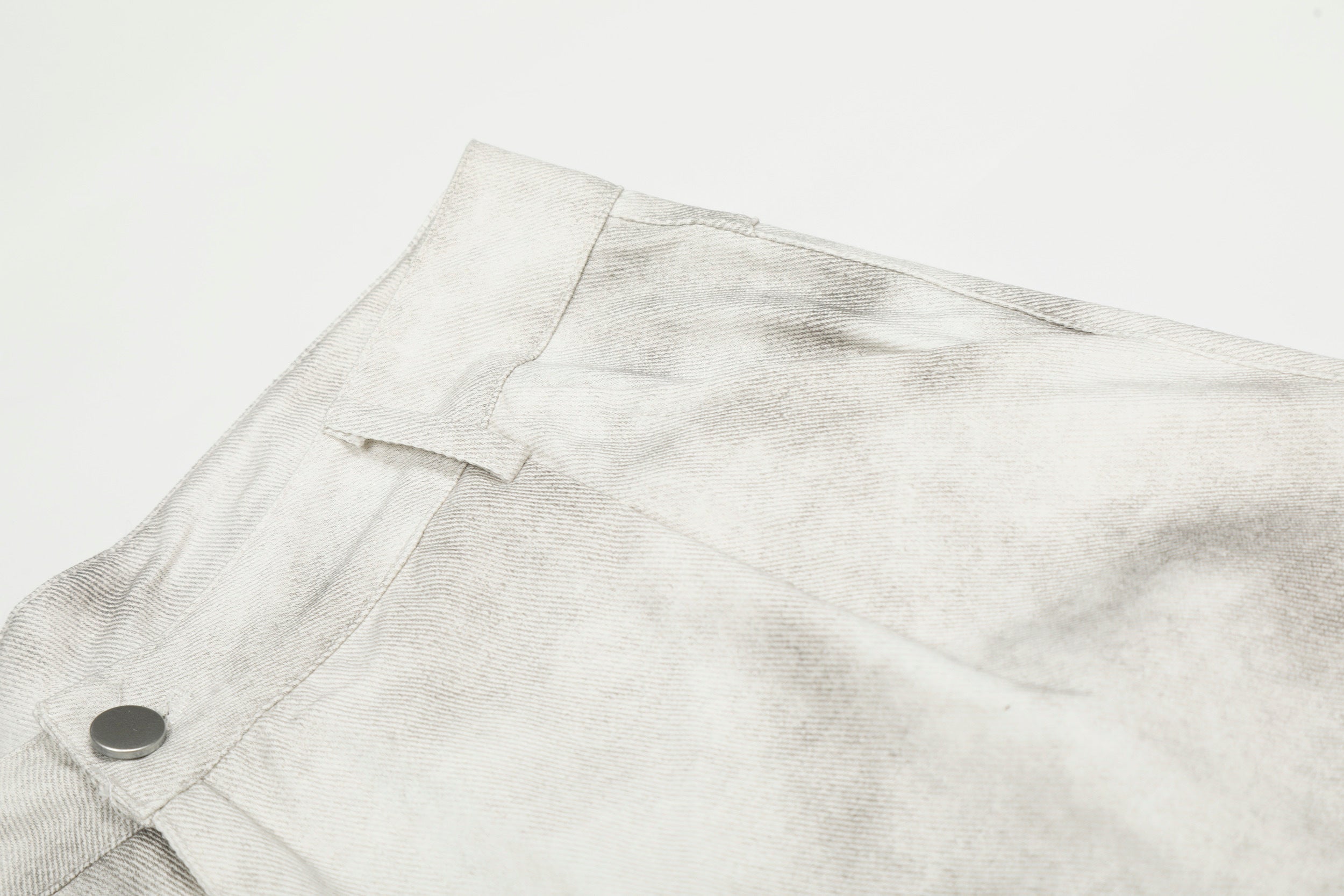 Star Patch Washed Cargo Wide-Leg Pants | Street Style