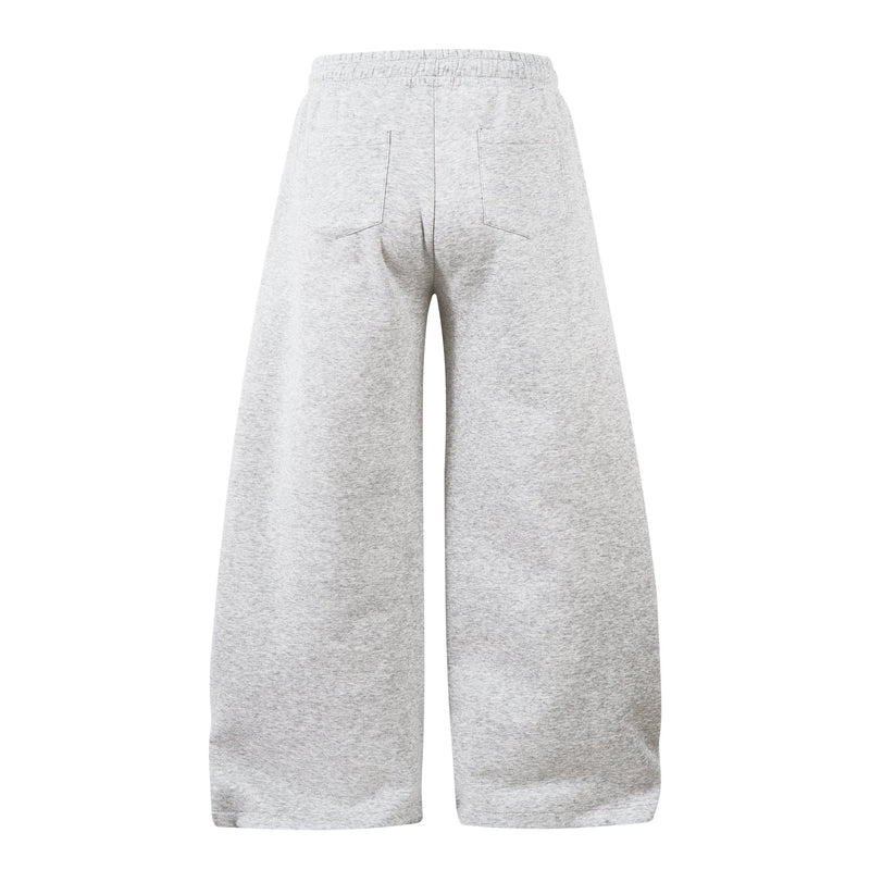 Omirad Embroidered Multi-Pocket Wide-Leg Cargo Sweatpants