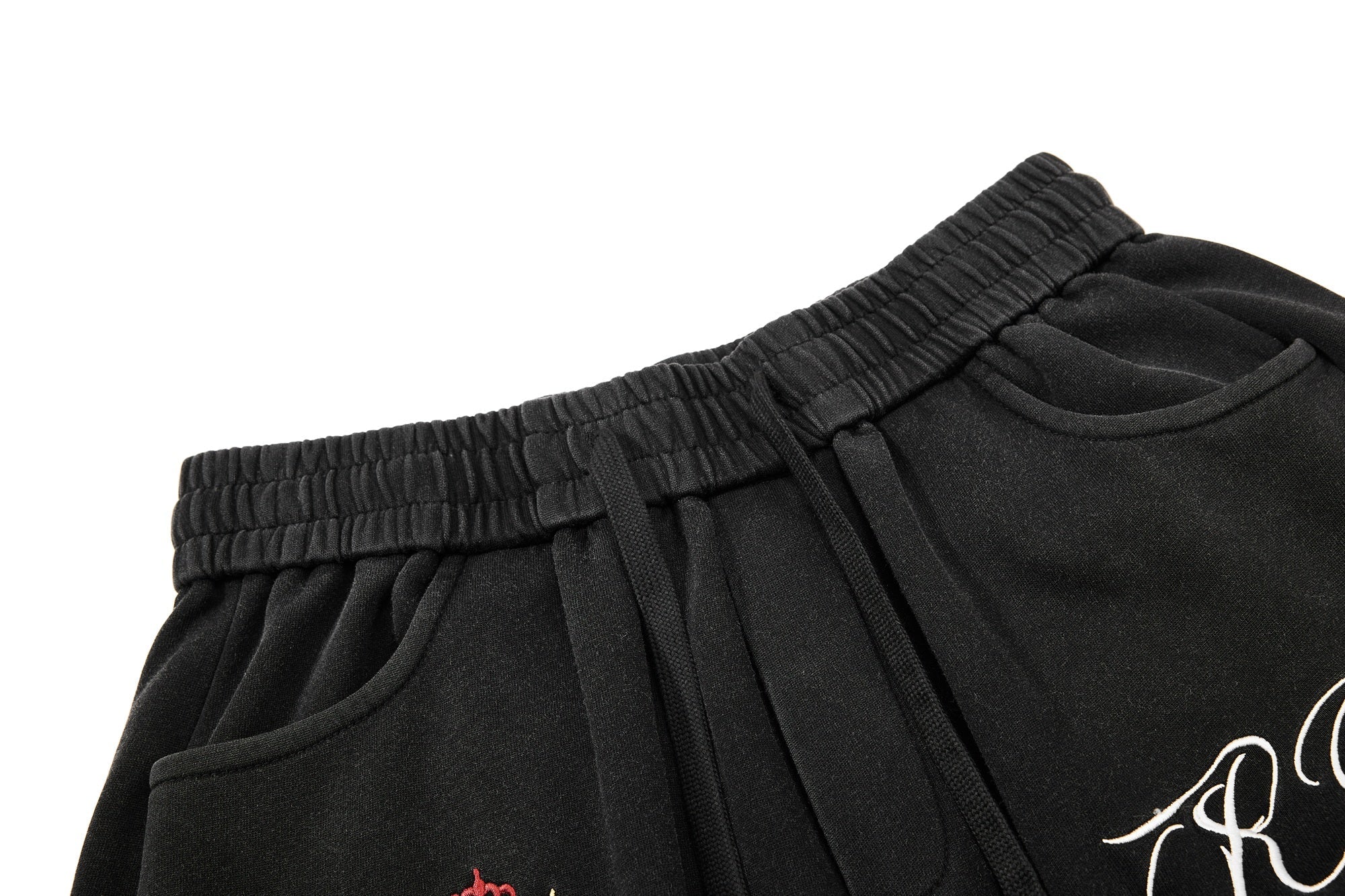 Crest Embroidery Balloon Sweatpants | Oversized Streetwear