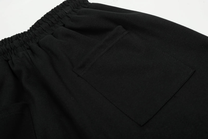Omirad Studded Cross Wide-Leg Sweatpants | Black
