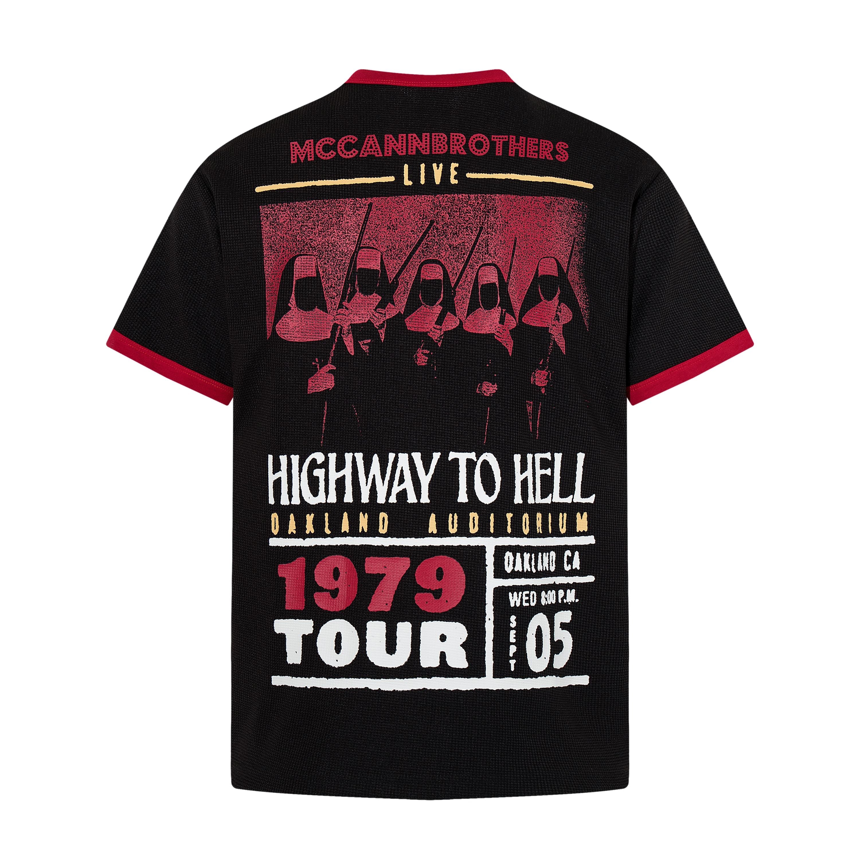 Vintage Tour Graphic Ringer T-Shirt | Distressed Streetwear