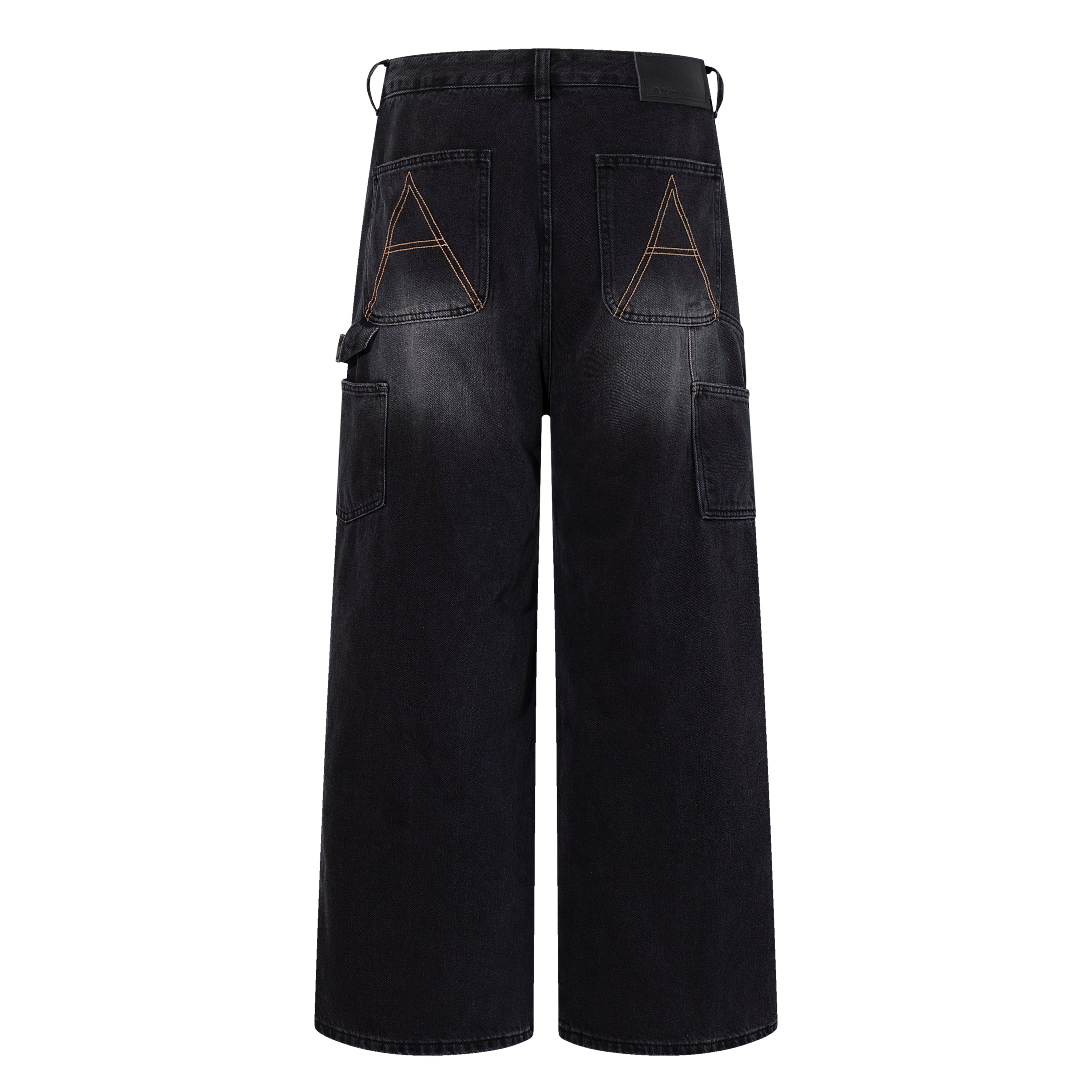 Omirad Gradient Washed Wide-Leg Carpenter Jeans