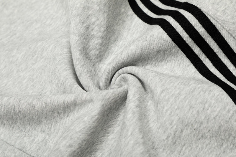 Curved Stripe Wide-Leg Sweatpants | Streetwear Track Pants