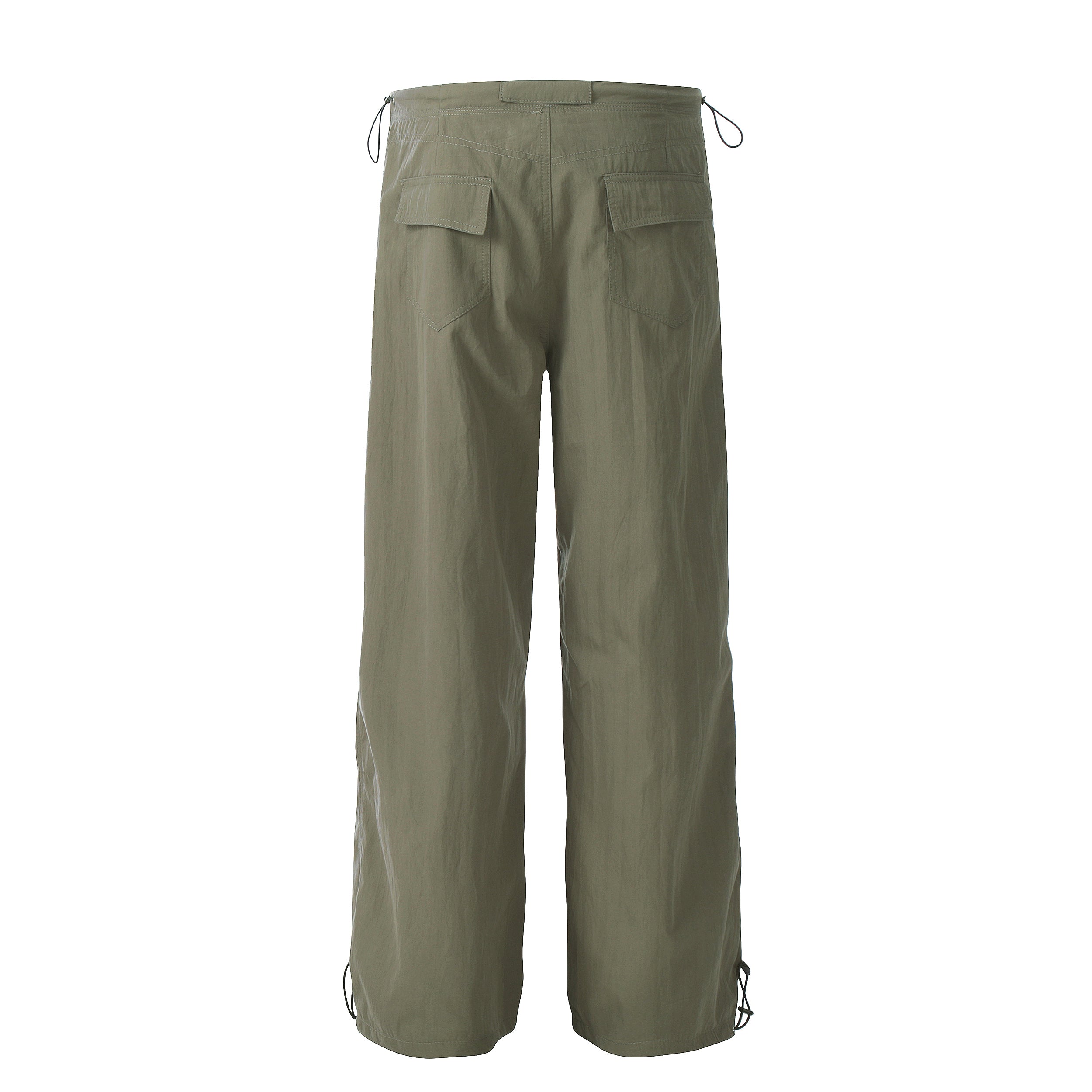 Omirad Tech Drawstring Utility Pants | Wide-Leg Parachute
