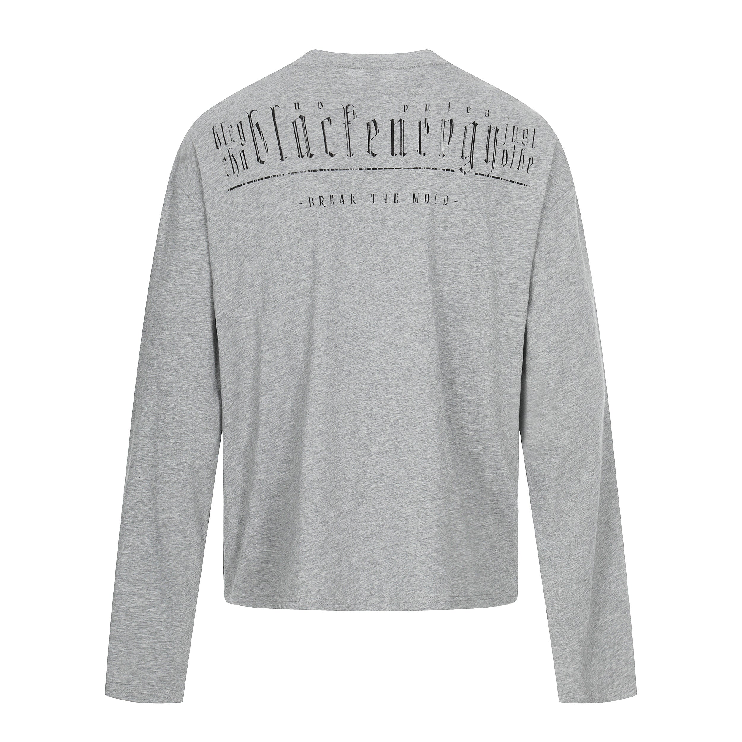 Omirad Graphic Henley Long Sleeve Tee | Streetwear Cotton Top