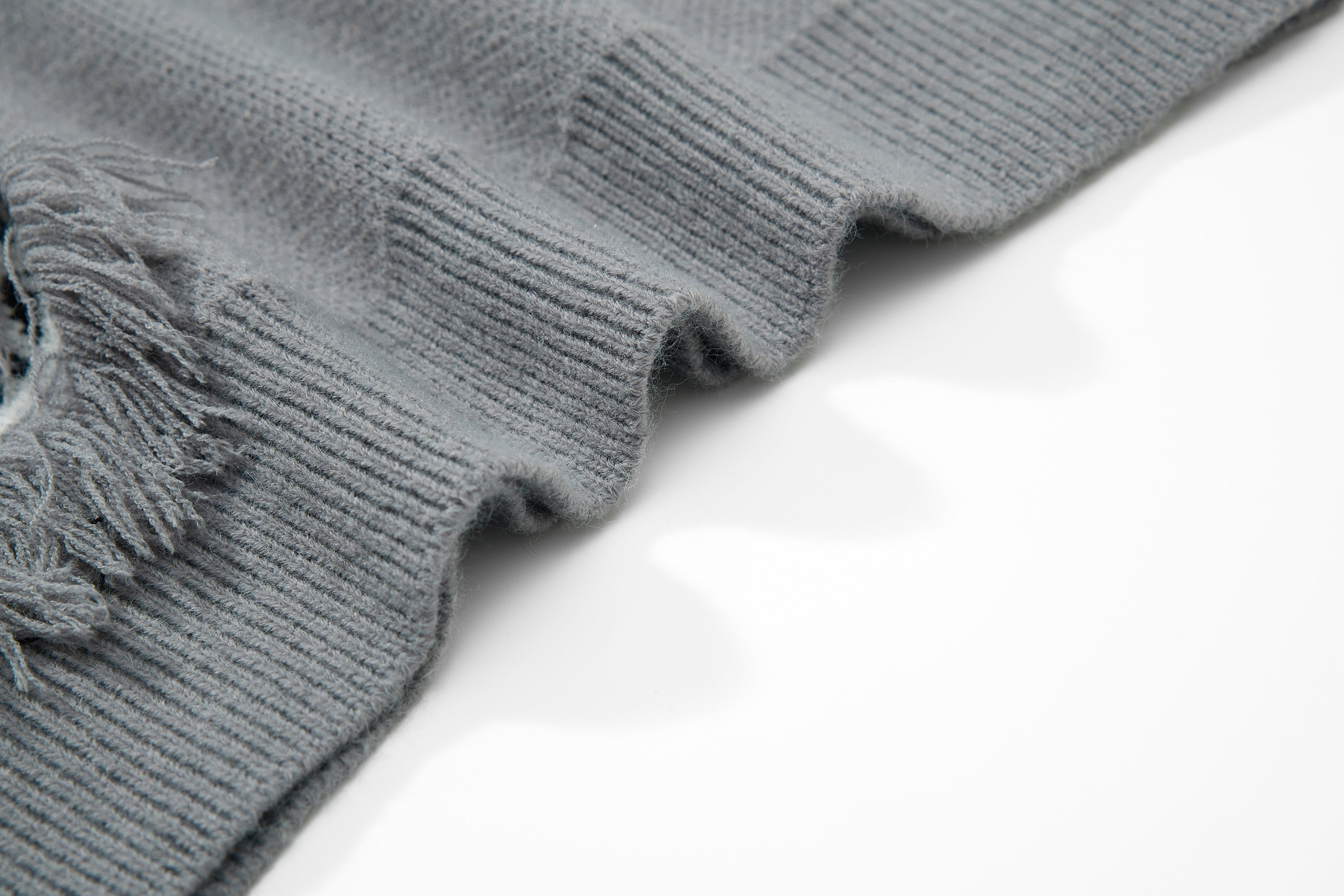 Omirad Fringe Patch Knit Sweater | Deconstructed Streetwear