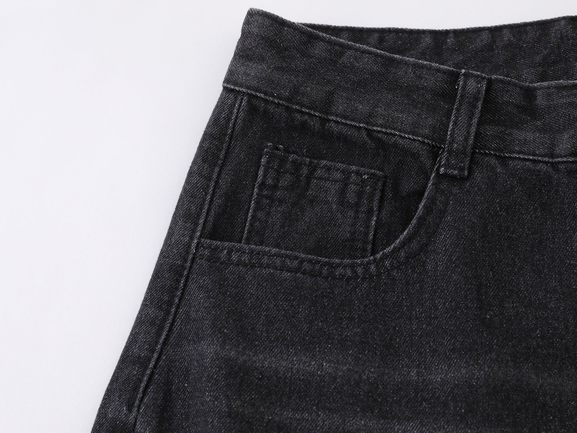 Star Patch Wide-Leg Denim Jeans | Y2K Street Style