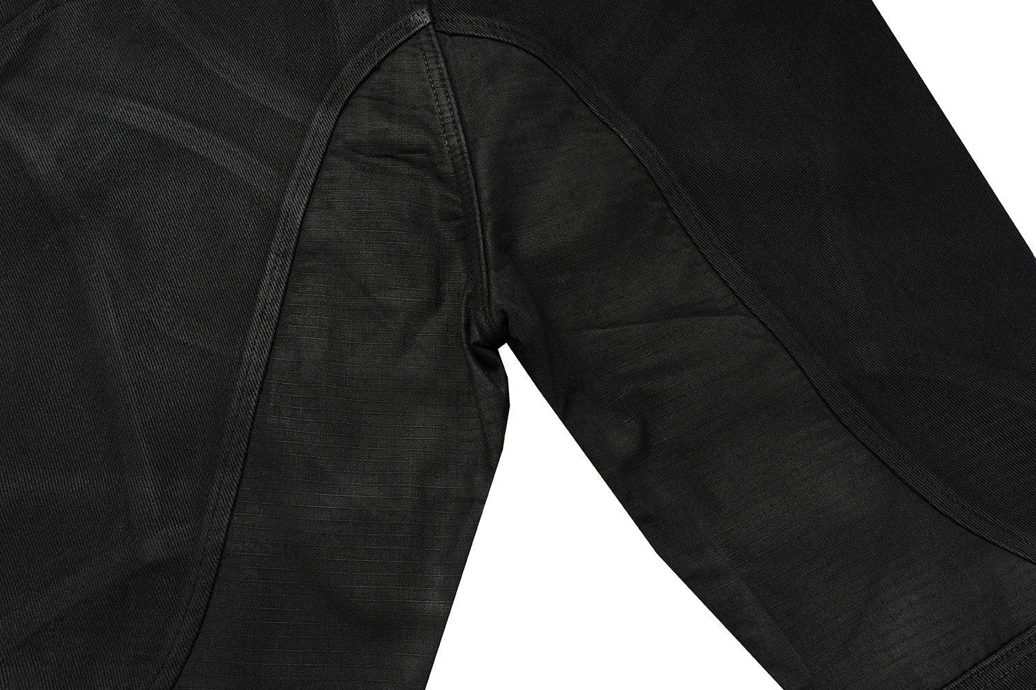 Omirad Panelled Wide-Leg Jeans | Black Flare Denim