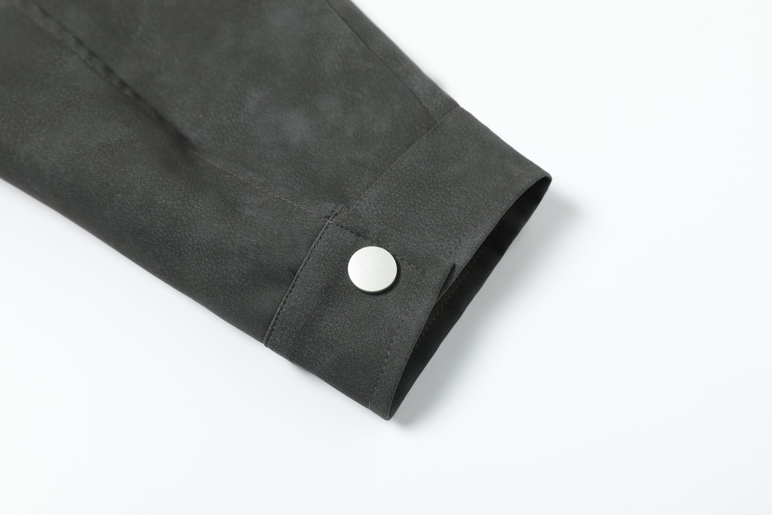 Stand Collar PU Zip Jacket | Minimal Street Style