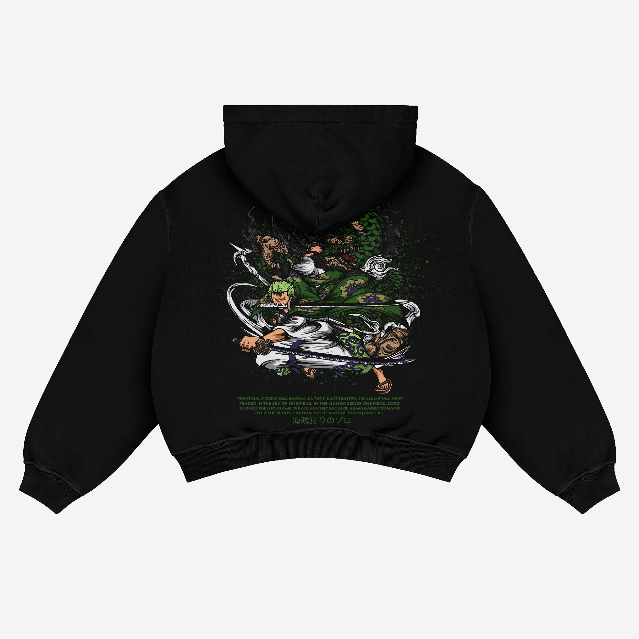 Exclusive Zoro Hoodie - Dynamic One Piece Design for True Fans