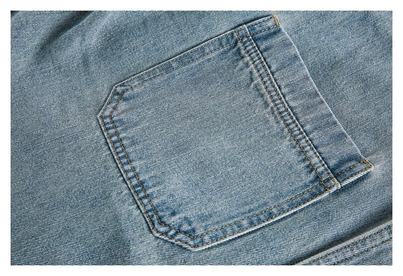 Graffiti Print Denim Chambray Shirt on Sale - Men's and Women's Short Sleeve Urban Style - Seakoff